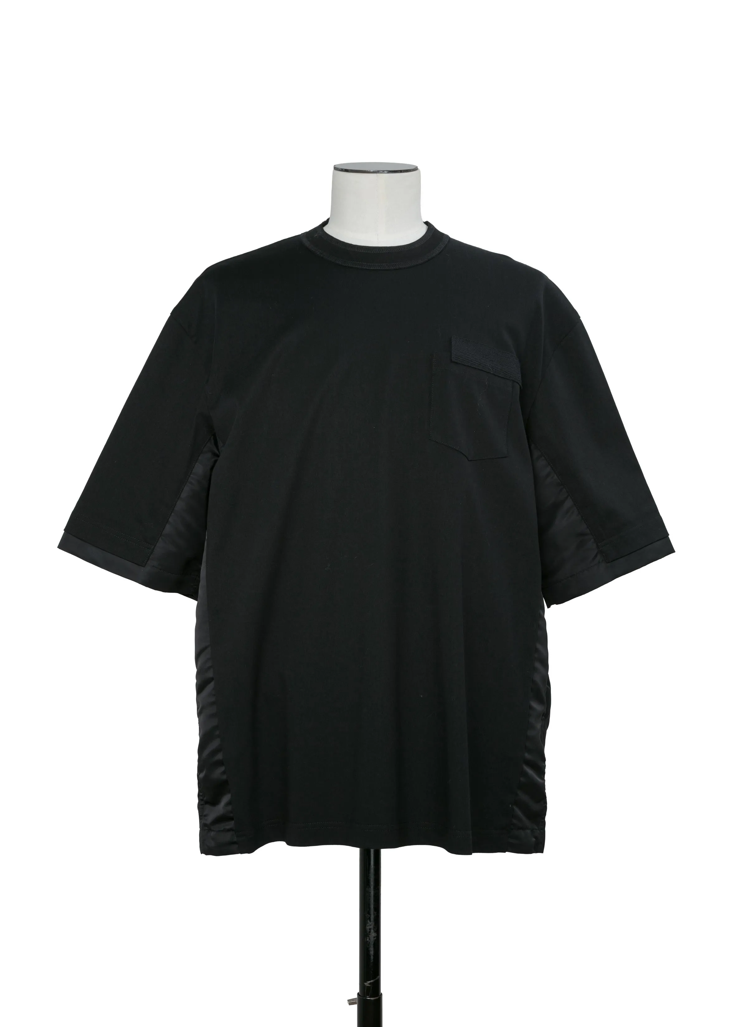 Nylon Twill x Cotton Jersey T-Shirt sold by Sacai