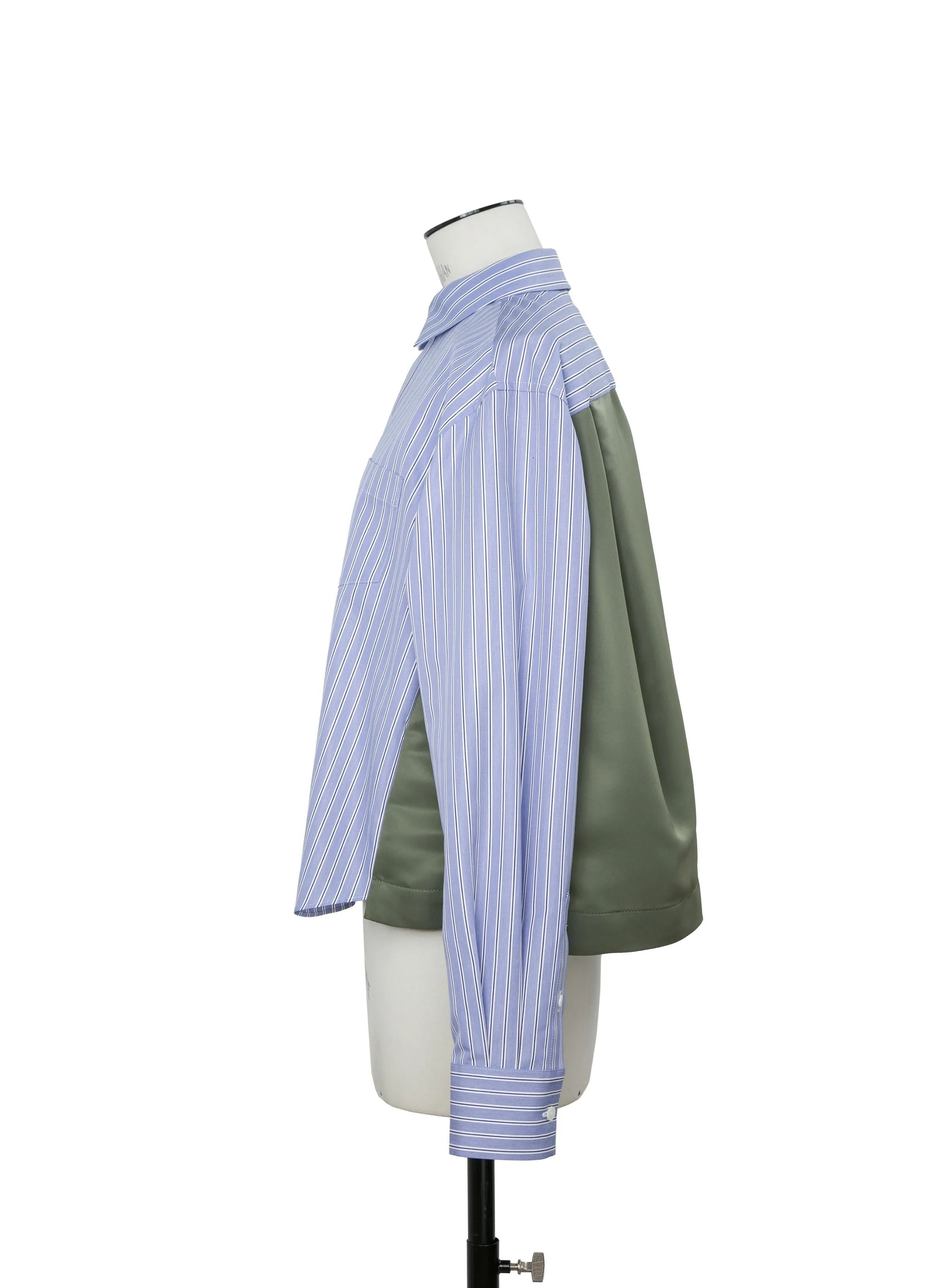 Cotton Poplin x Nylon Twill Shirt sold by Sacai product image thumbnail 3