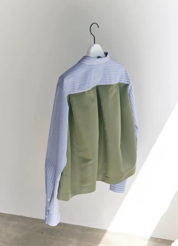 Cotton Poplin x Nylon Twill Shirt made by Sacai