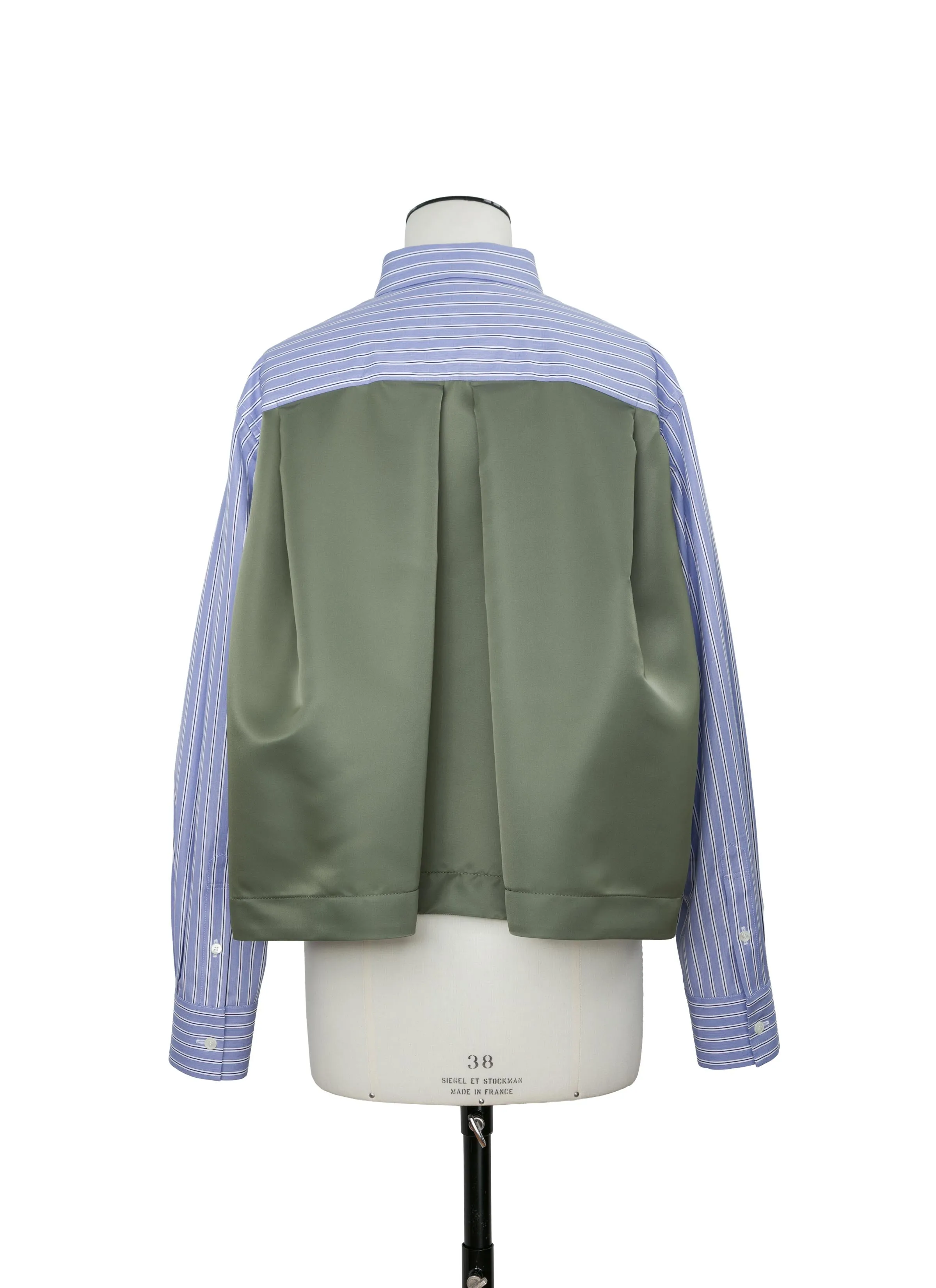 Cotton Poplin x Nylon Twill Shirt sold by Sacai product image thumbnail 4