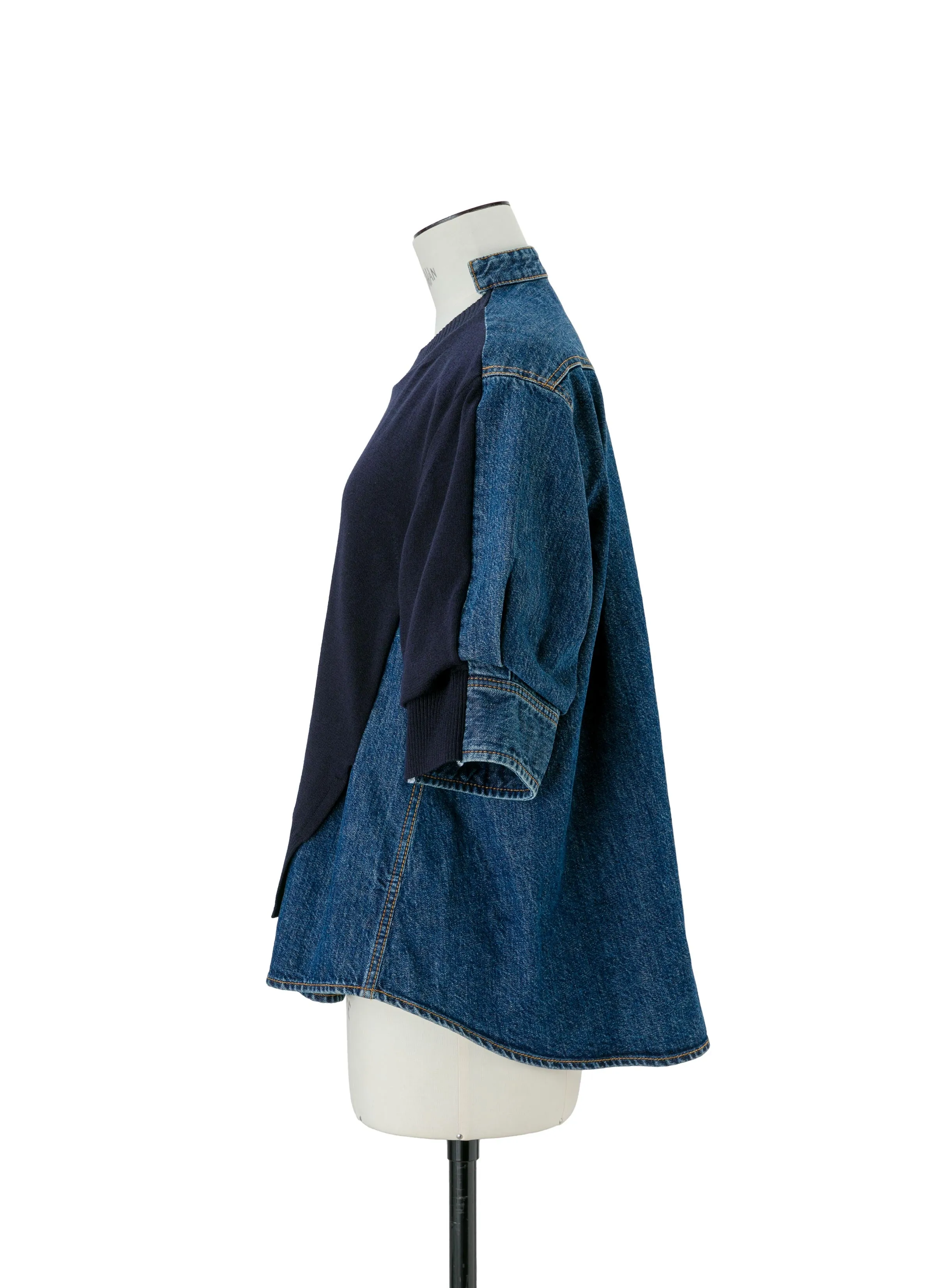Denim x Knit Pullover sold by Sacai product image thumbnail 2