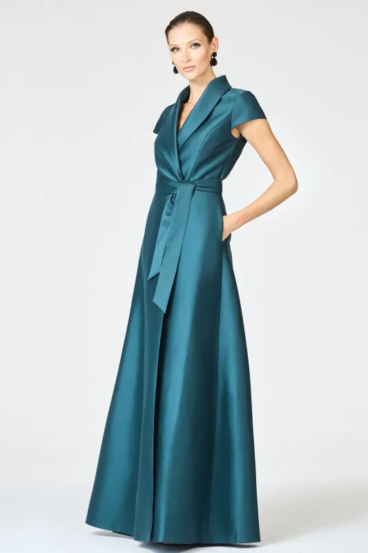 ETIENNE GOWN - FOREST GREEN sold by Sachin + Babi