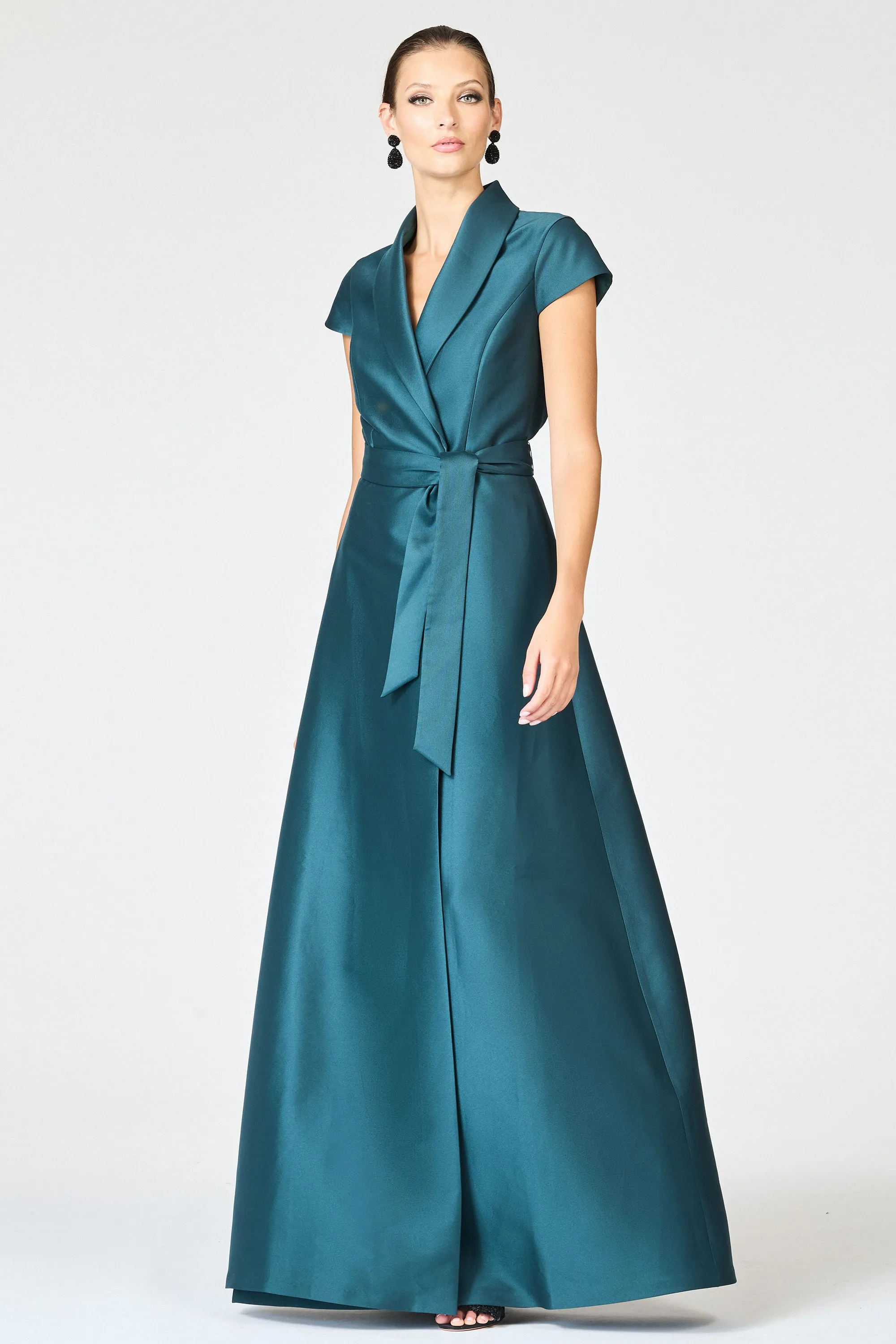 ETIENNE GOWN - FOREST GREEN sold by Sachin + Babi product image thumbnail 3