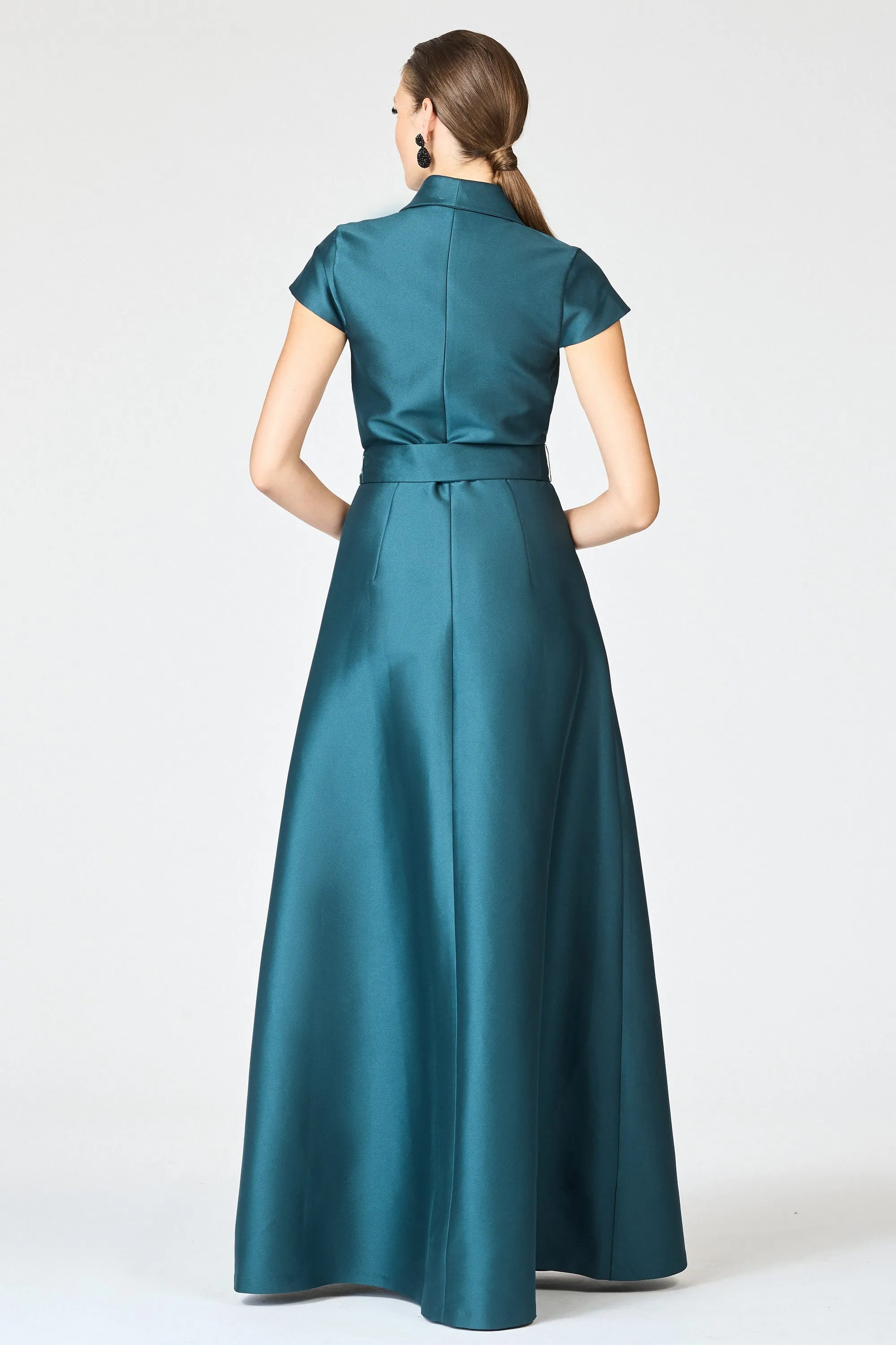 ETIENNE GOWN - FOREST GREEN sold by Sachin + Babi product image thumbnail 4