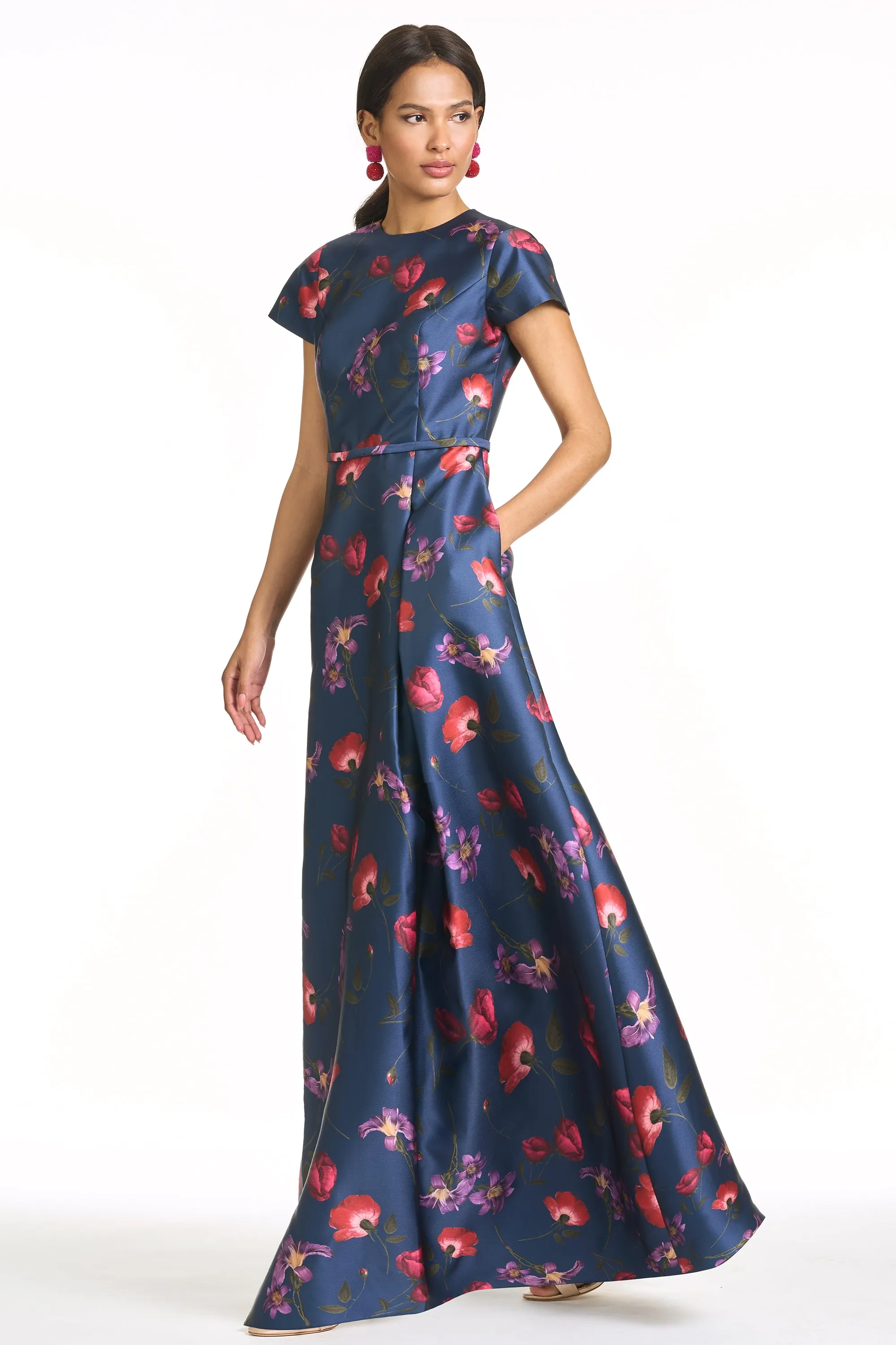 BLYTHE GOWN - MIDNIGHT JARDIN sold by Sachin + Babi product image thumbnail 2