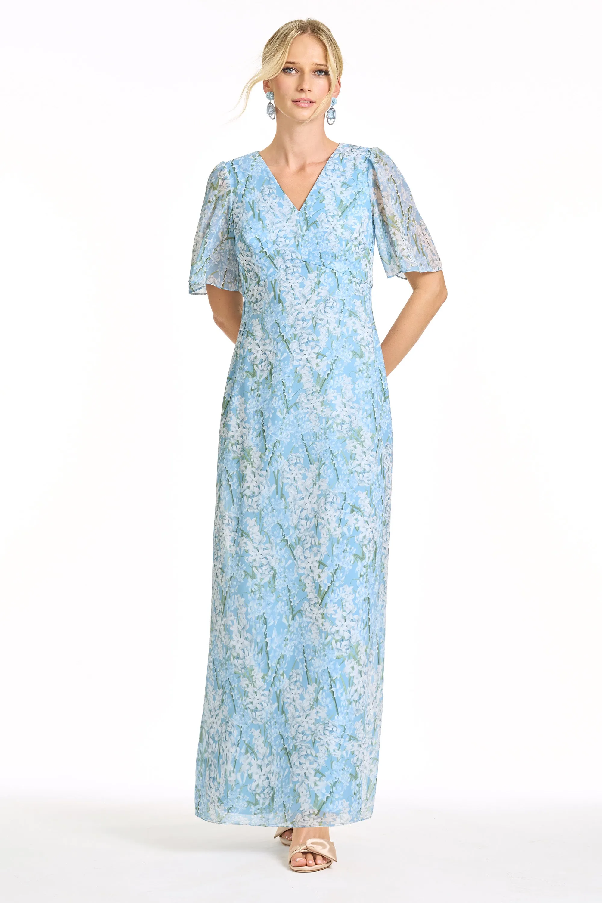 MAE GOWN - SKY SNOW HYACINTH sold by Sachin + Babi