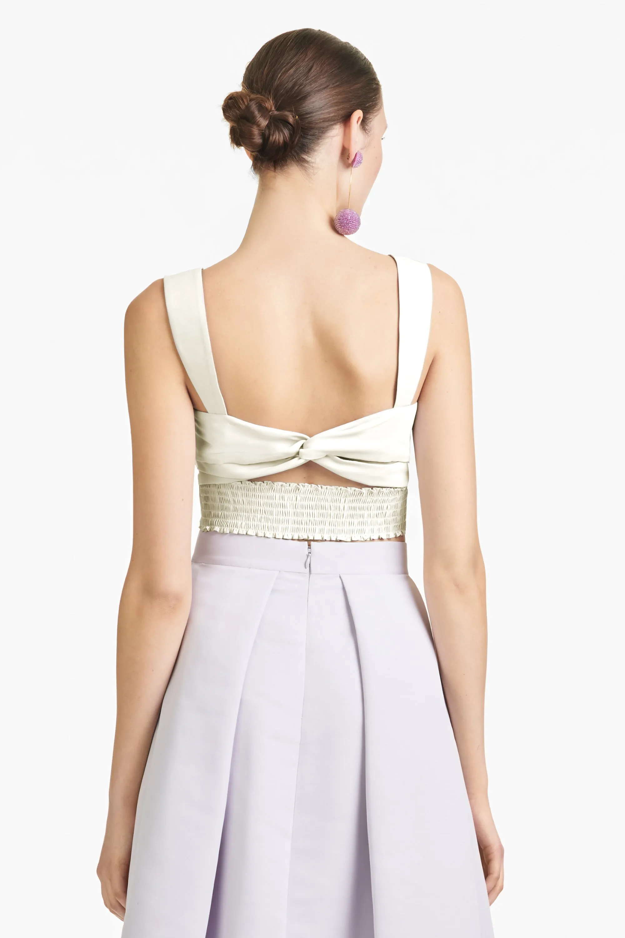 DARCY TOP - IVORY - FAILLE sold by Sachin + Babi product image thumbnail 3