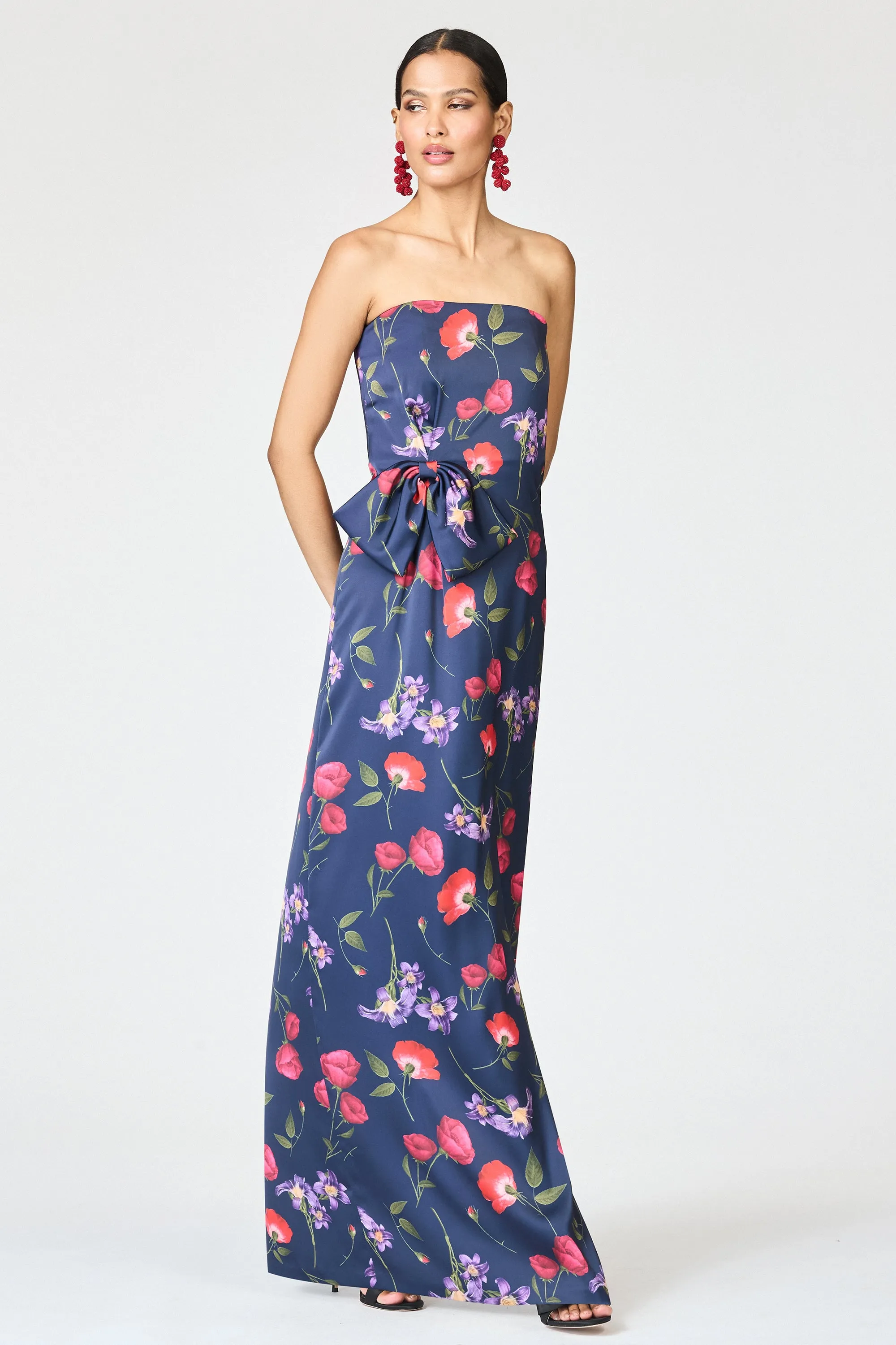 MONROE GOWN - MIDNIGHT JARDIN - FINAL SALE sold by Sachin + Babi product image thumbnail 3