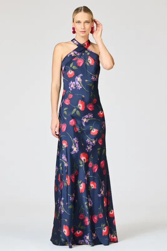 LAURANT GOWN - MIDNIGHT JARDIN sold by Sachin + Babi