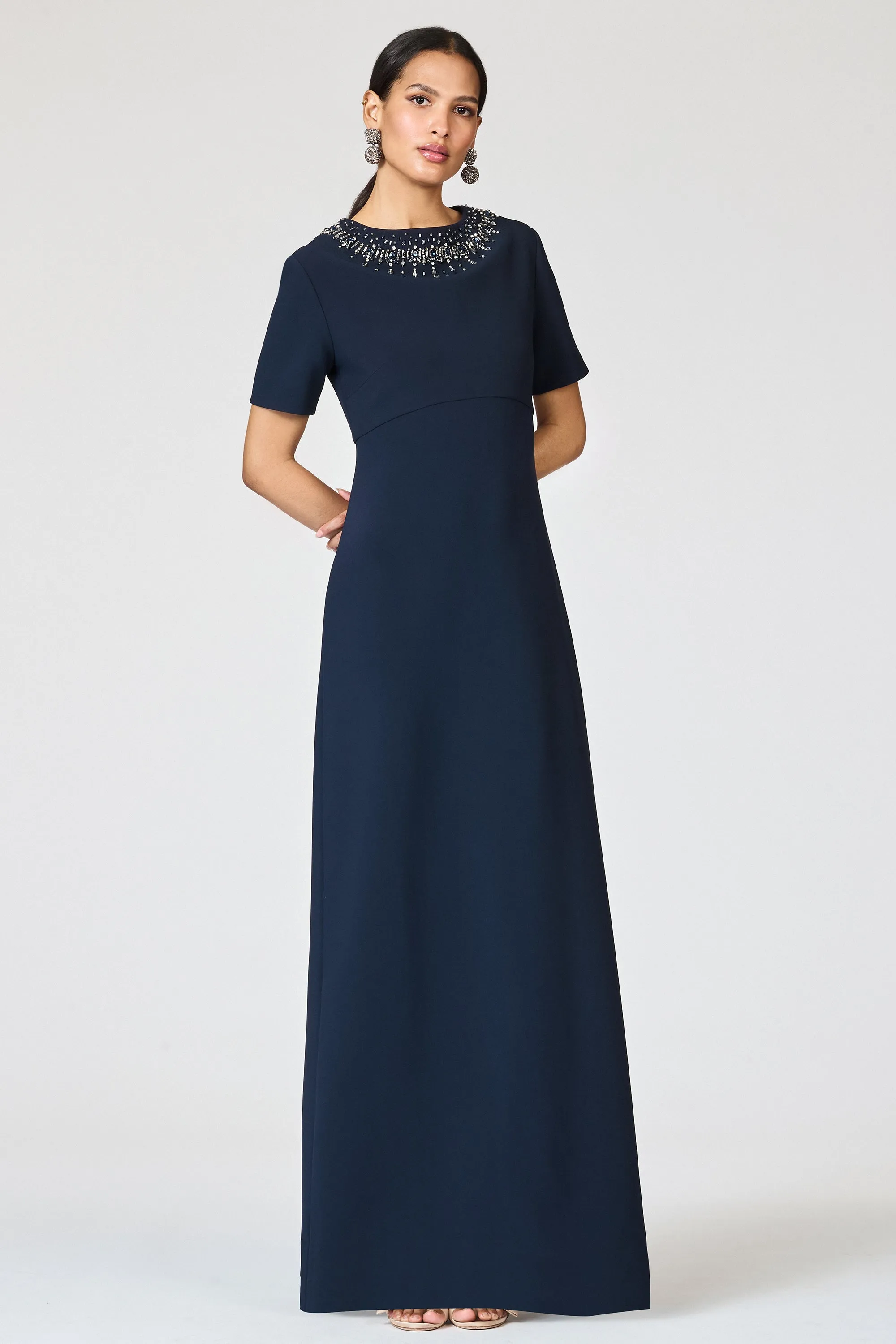 EMBELLISHED FRANCA GOWN - MIDNIGHT sold by Sachin + Babi product image thumbnail 3