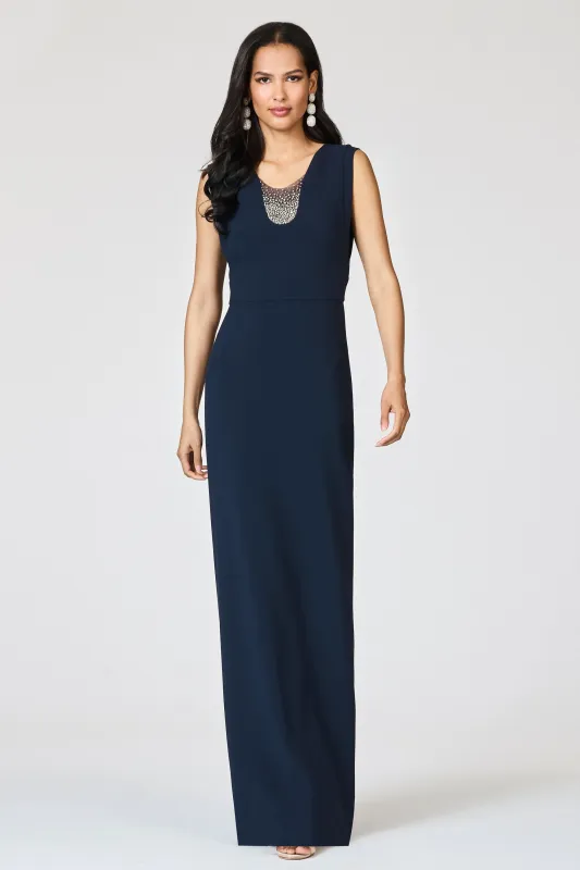 EMBELLISHED NATALIE GOWN - MIDNIGHT made by Sachin + Babi