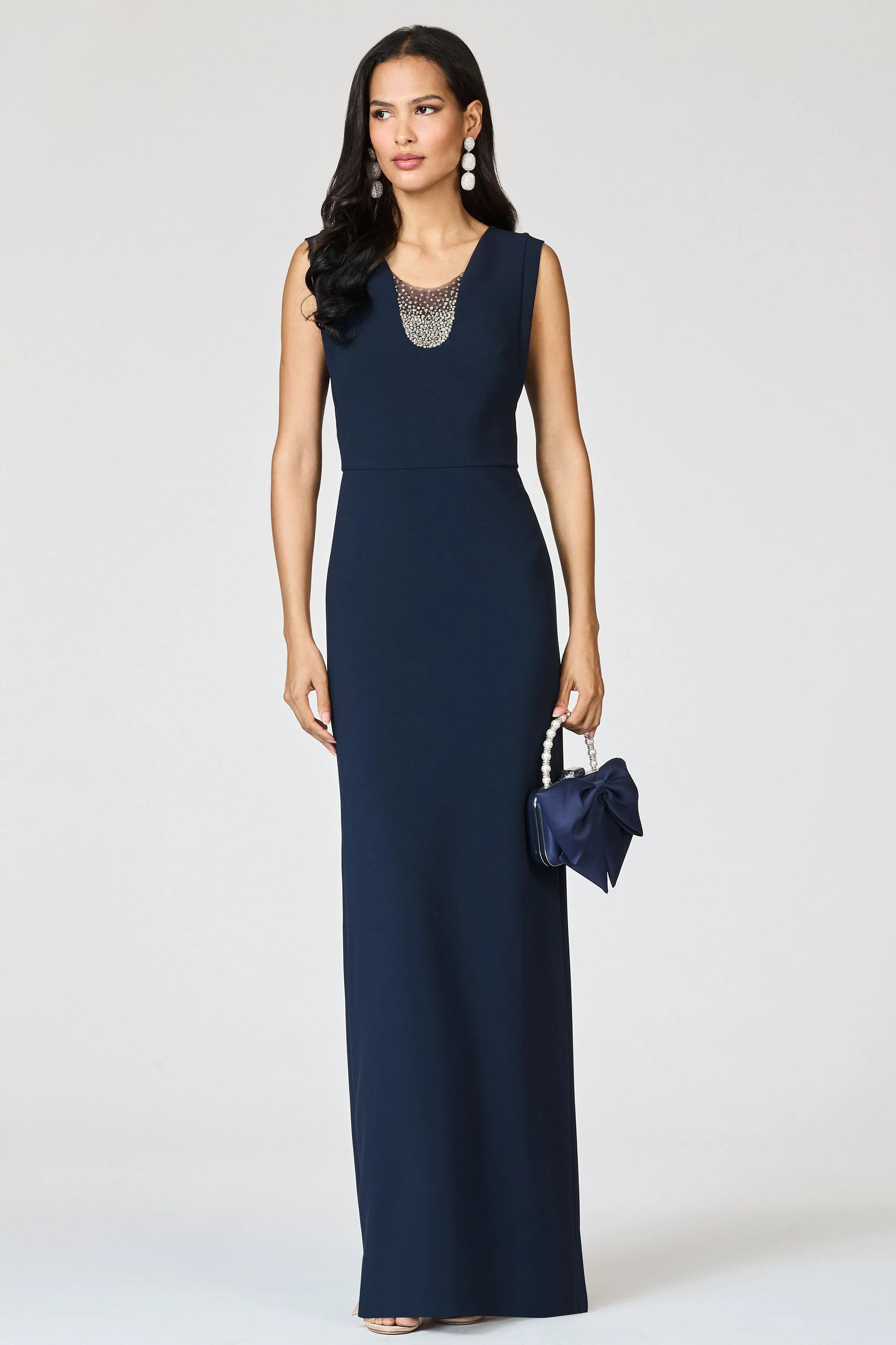 EMBELLISHED NATALIE GOWN - MIDNIGHT sold by Sachin + Babi product image thumbnail 5