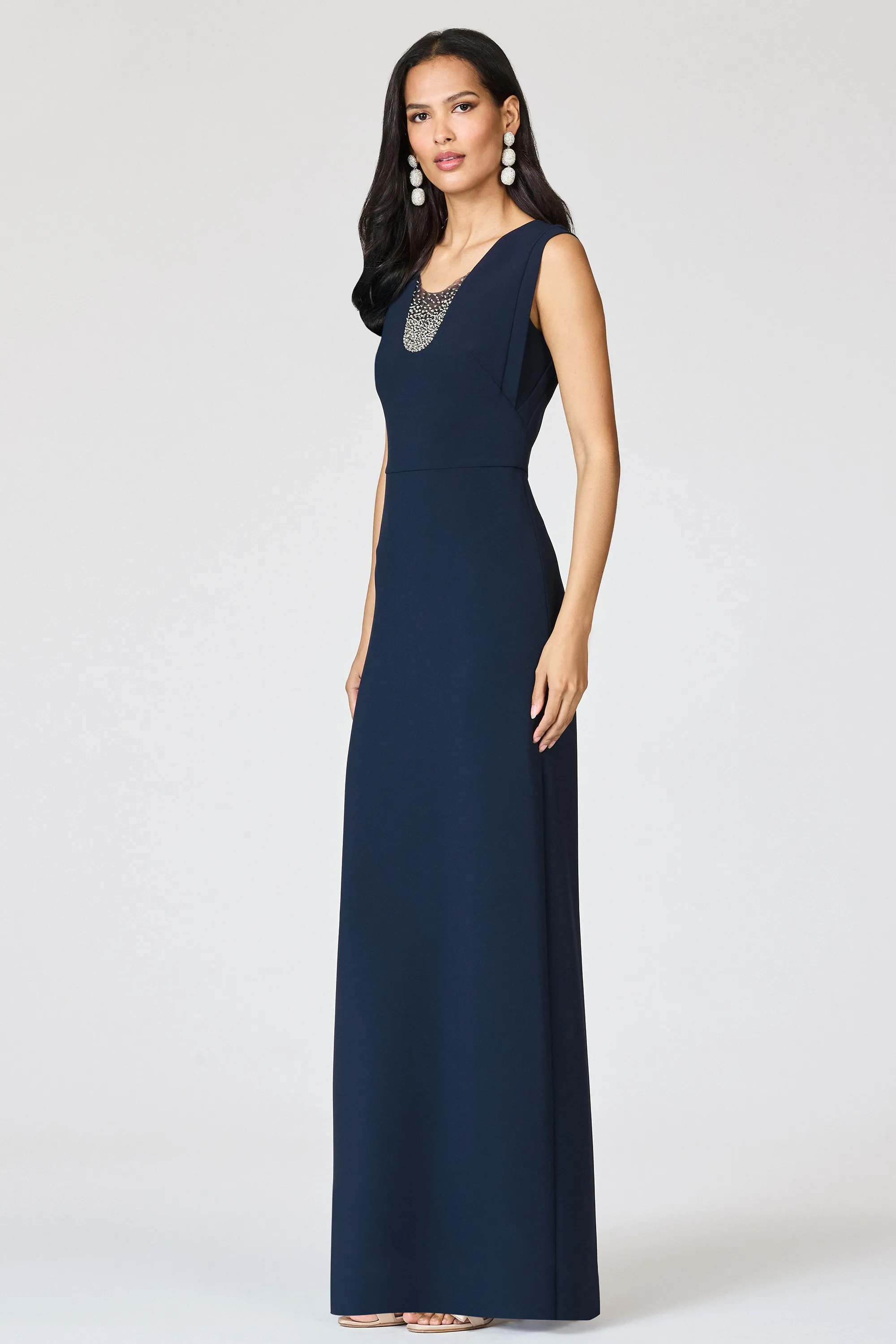 EMBELLISHED NATALIE GOWN - MIDNIGHT sold by Sachin + Babi product image thumbnail 3