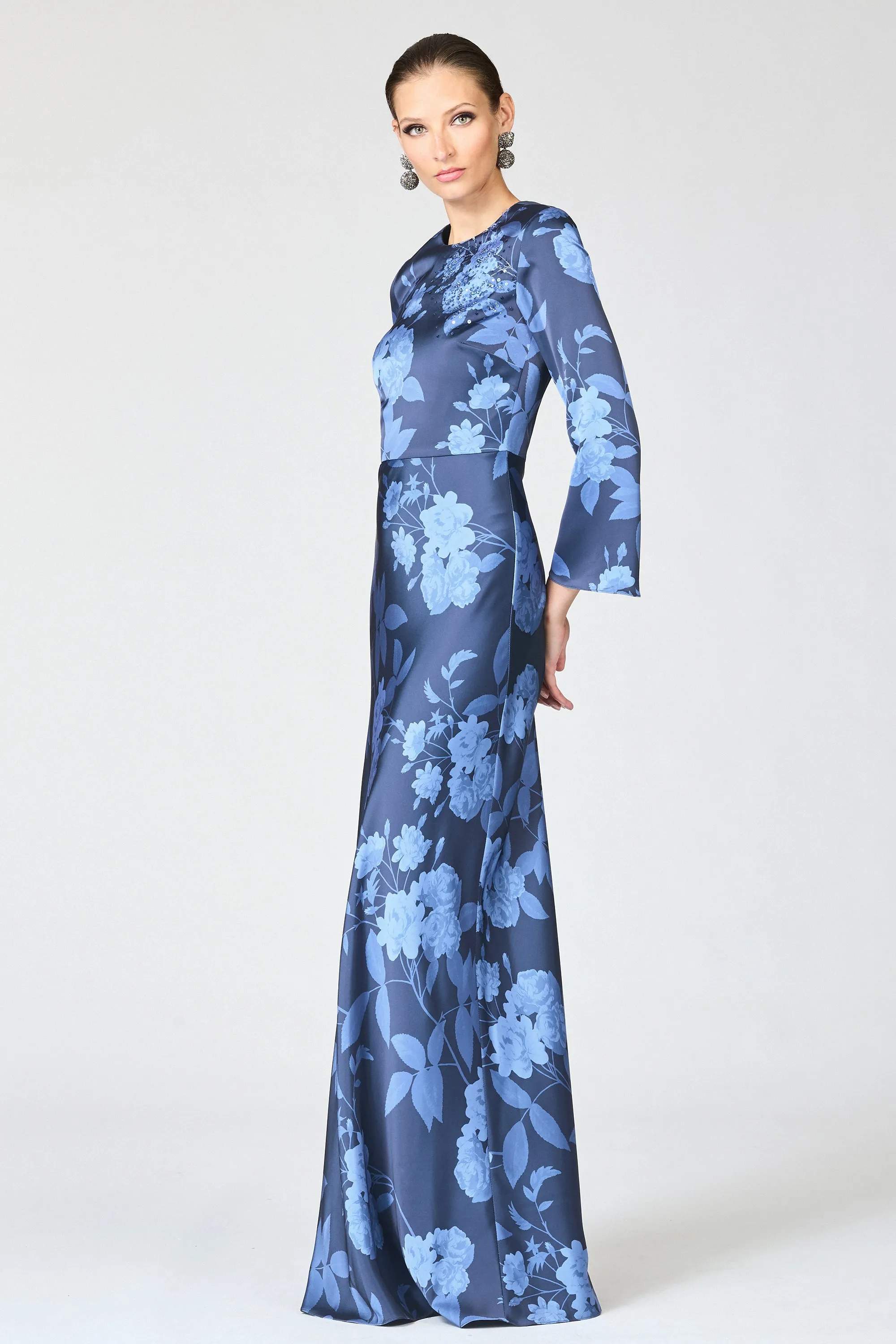 EMBELLISHED ALEX GOWN - GALAXY ROSES sold by Sachin + Babi