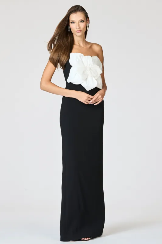 MARIST GOWN - IVORY BLACK - FINAL SALE made by Sachin + Babi