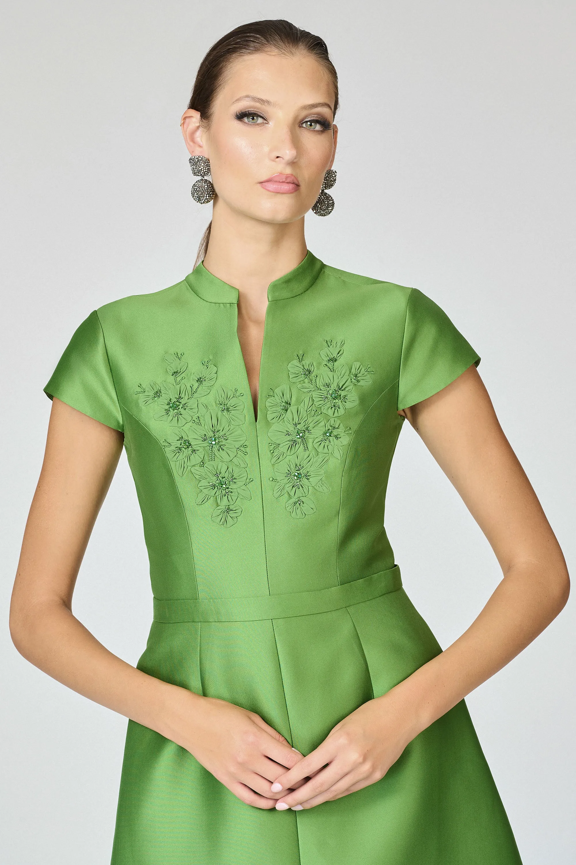 EMBELLISHED MARNI GOWN - TSAVORITE sold by Sachin + Babi product image thumbnail 2