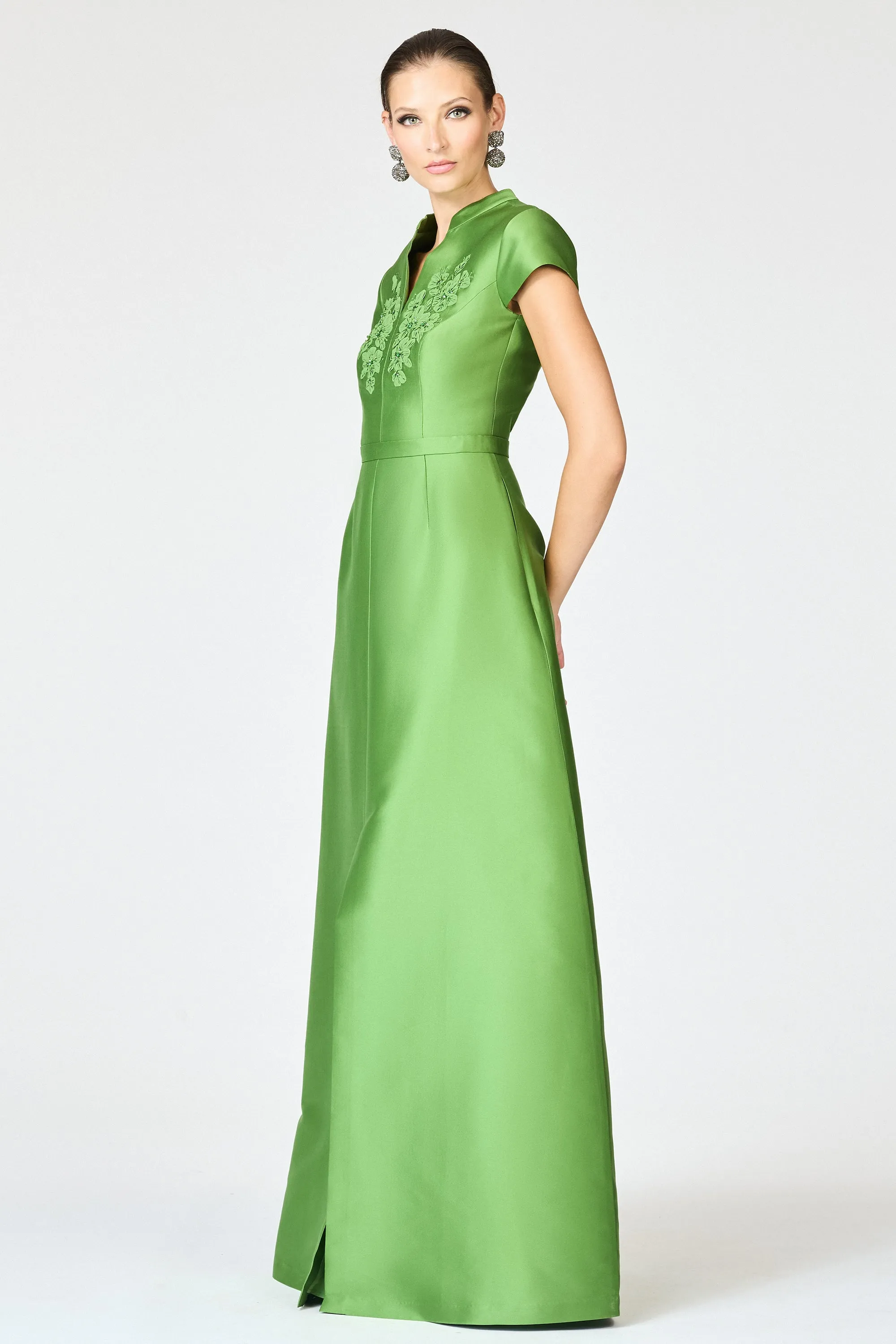 EMBELLISHED MARNI GOWN - TSAVORITE sold by Sachin + Babi product image thumbnail 5