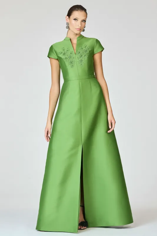 EMBELLISHED MARNI GOWN - TSAVORITE sold by Sachin + Babi