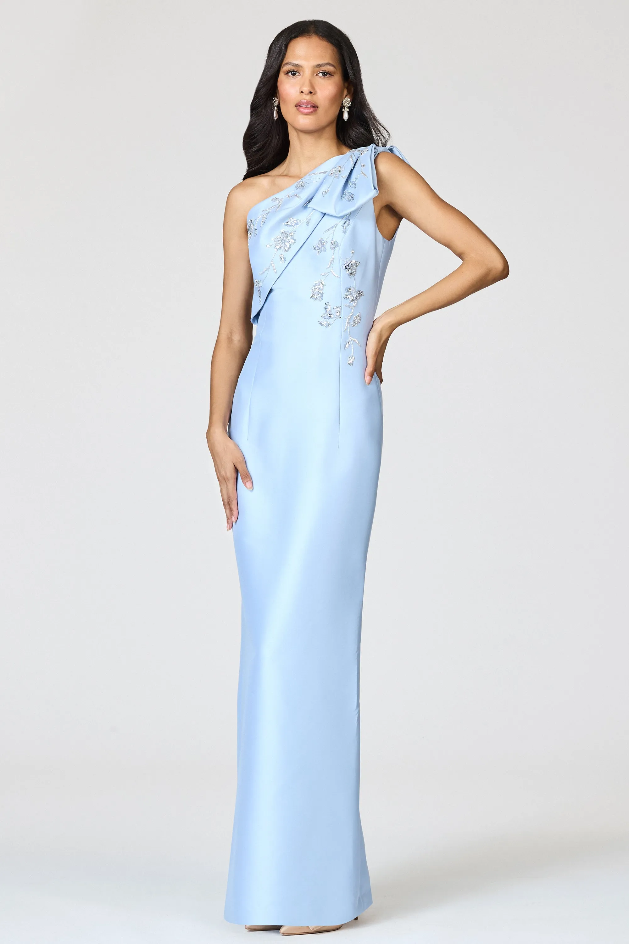 EMBELLISHED OLIVIA GOWN - GLACIAL BLUE sold by Sachin + Babi