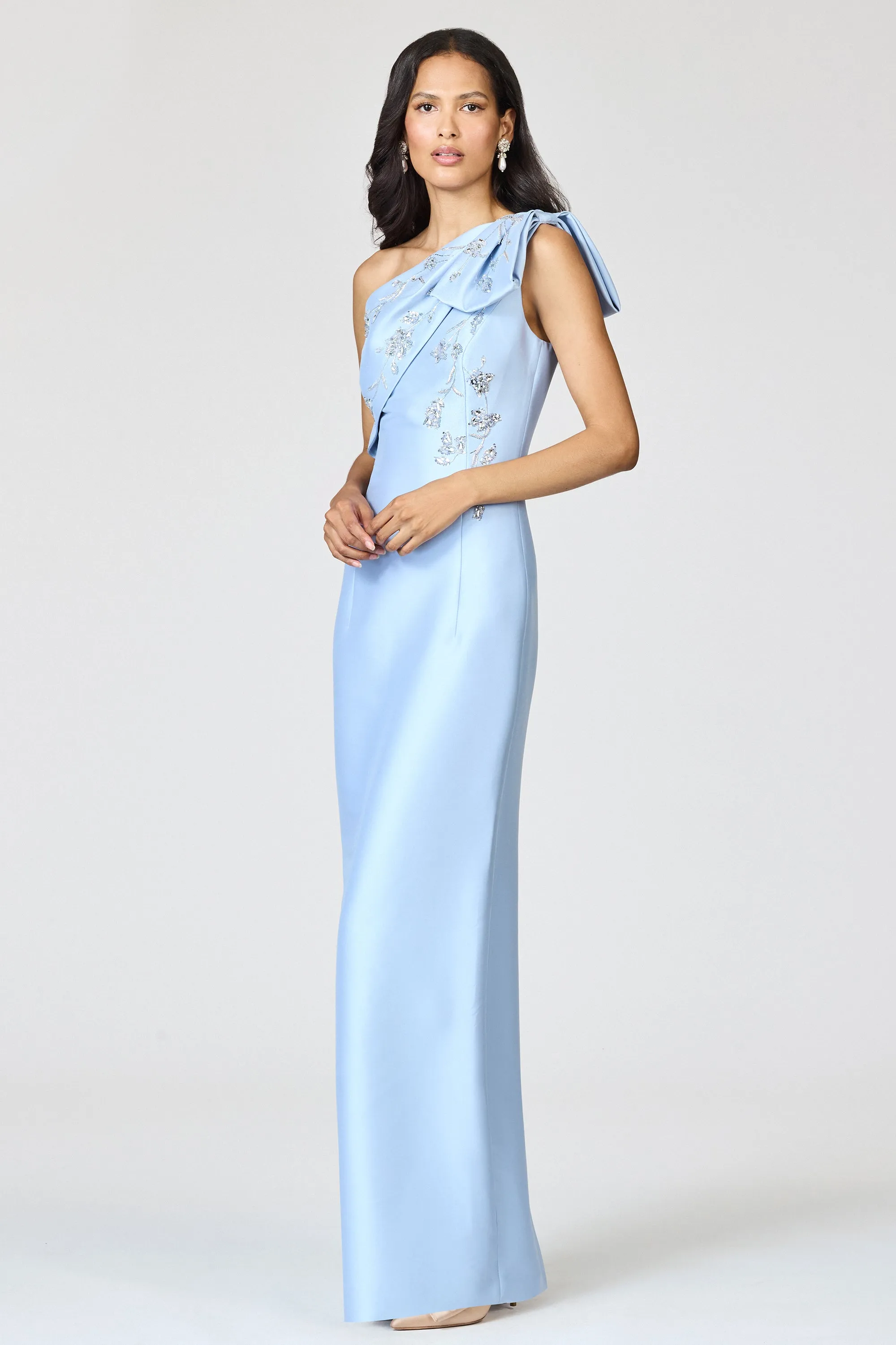 EMBELLISHED OLIVIA GOWN - GLACIAL BLUE sold by Sachin + Babi product image thumbnail 4