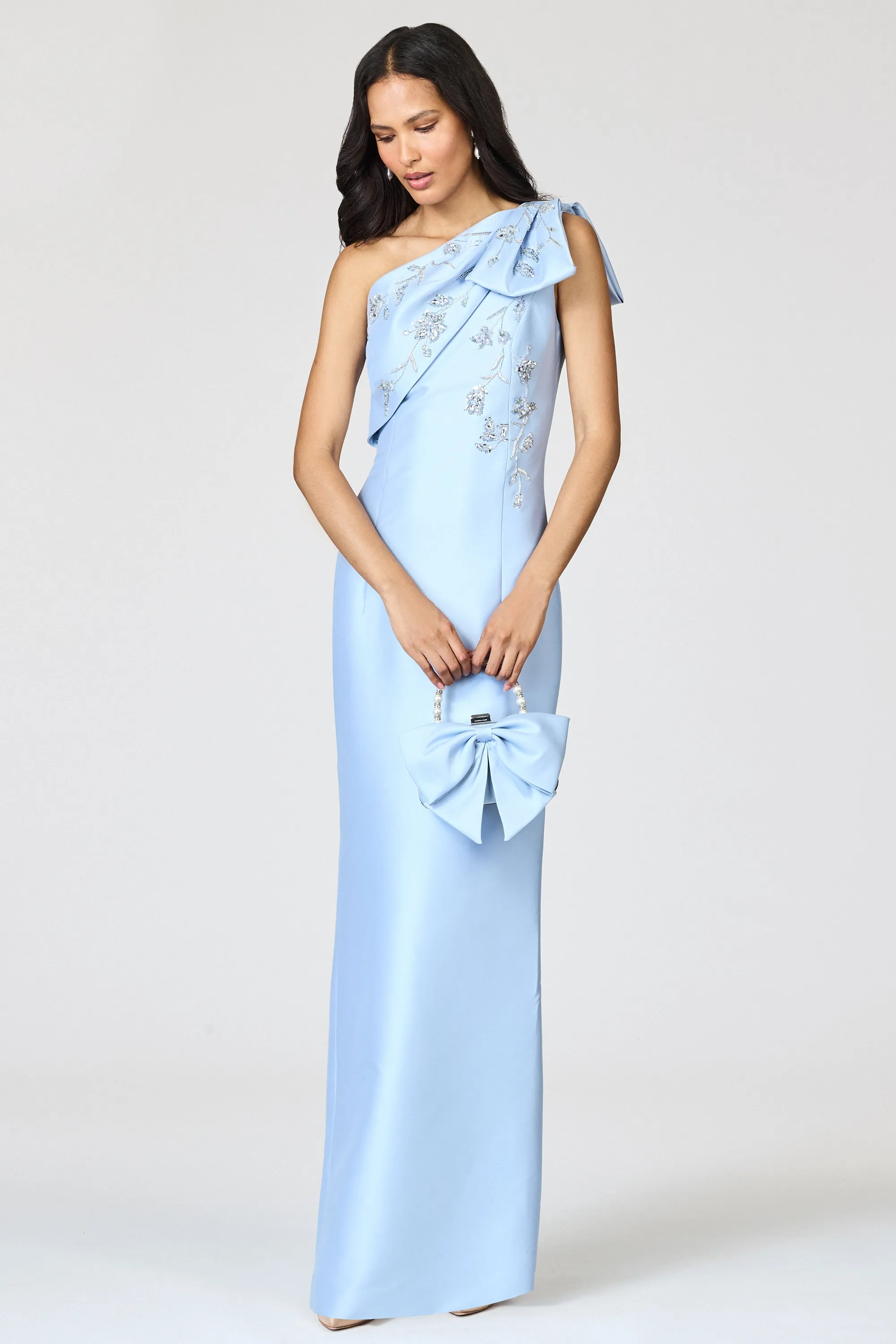 EMBELLISHED OLIVIA GOWN - GLACIAL BLUE sold by Sachin + Babi product image thumbnail 2