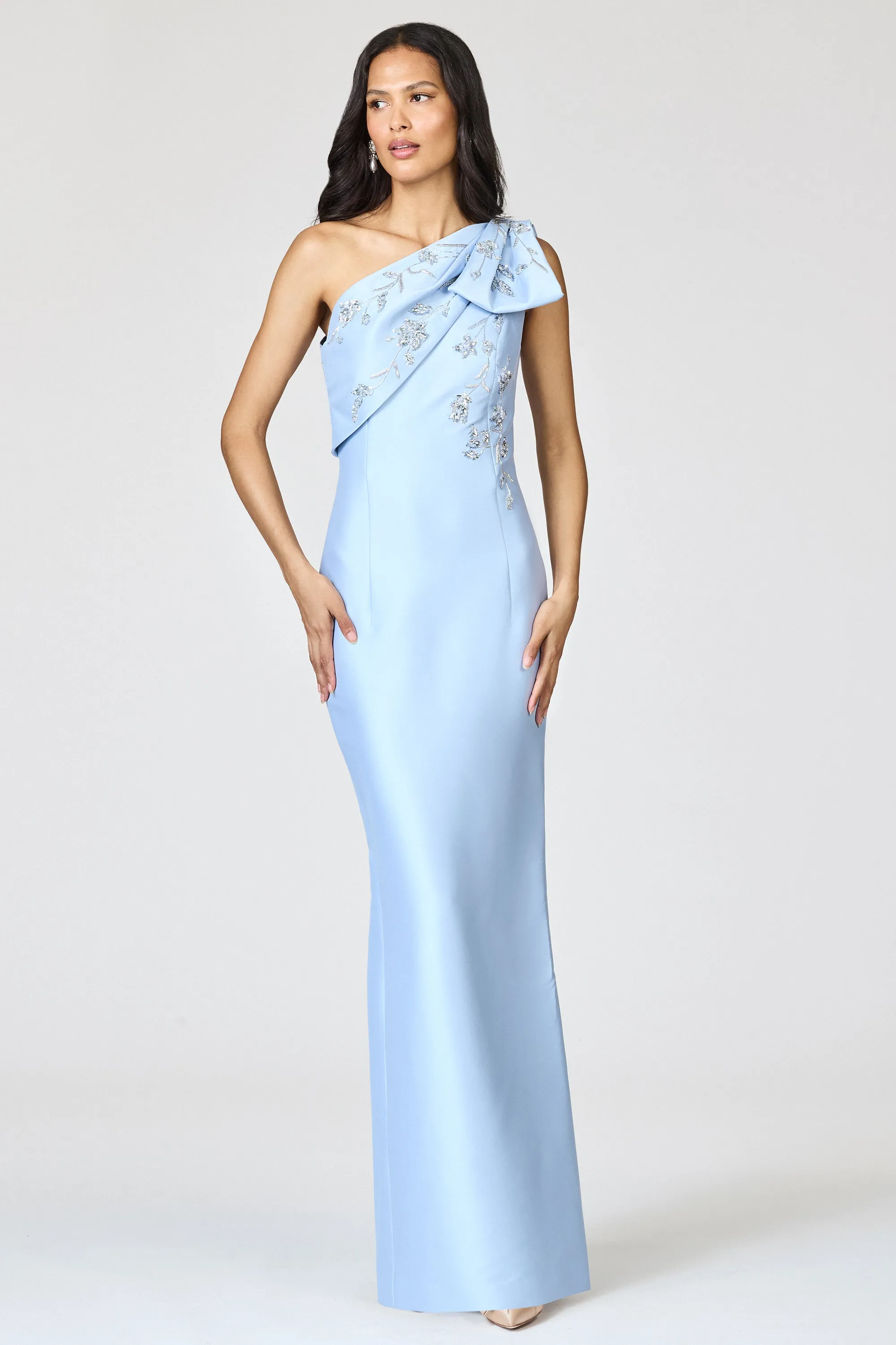 EMBELLISHED OLIVIA GOWN - GLACIAL BLUE sold by Sachin + Babi product image thumbnail 3