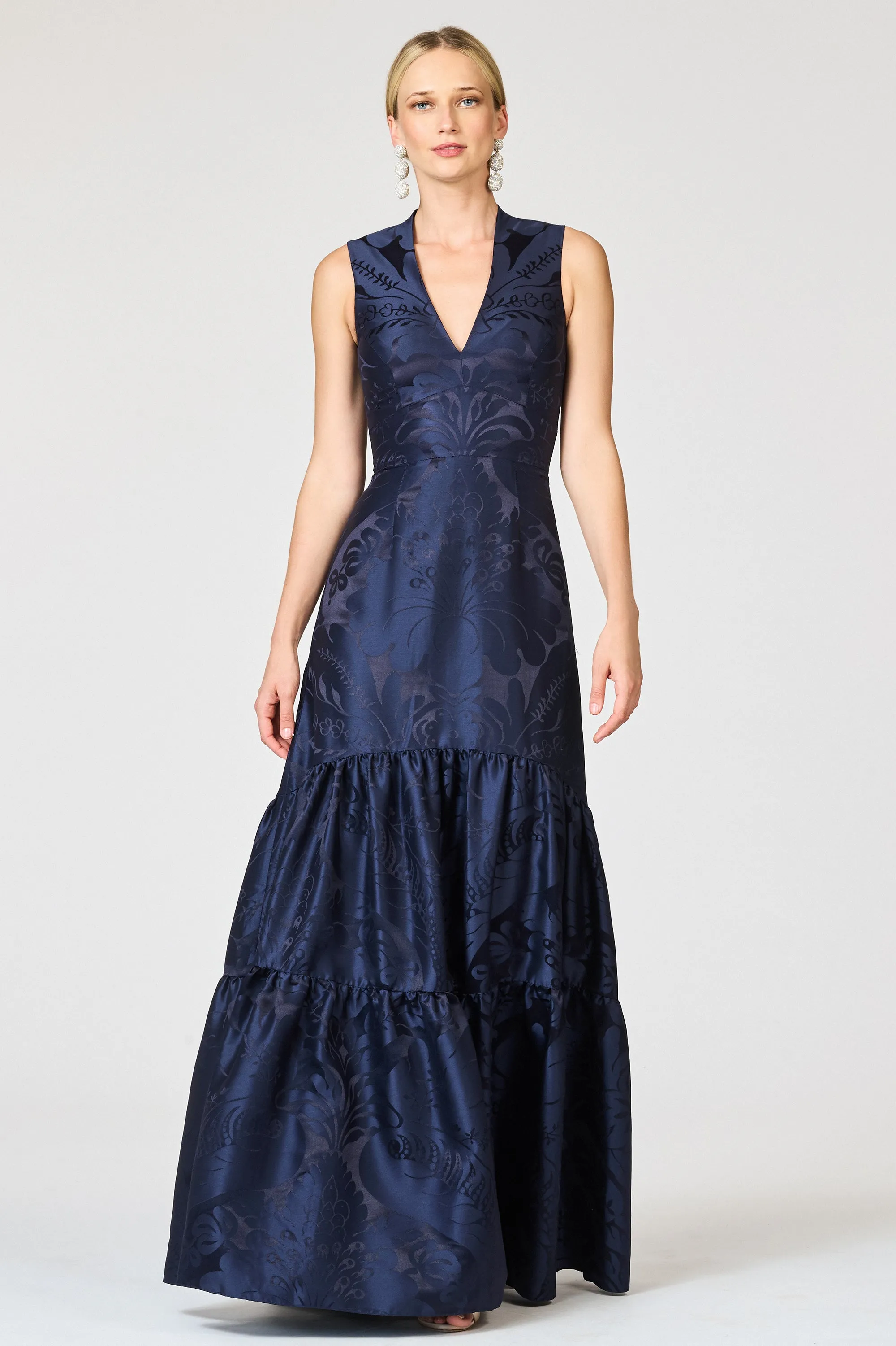 CELLA GOWN - DEEP OCEAN sold by Sachin + Babi
