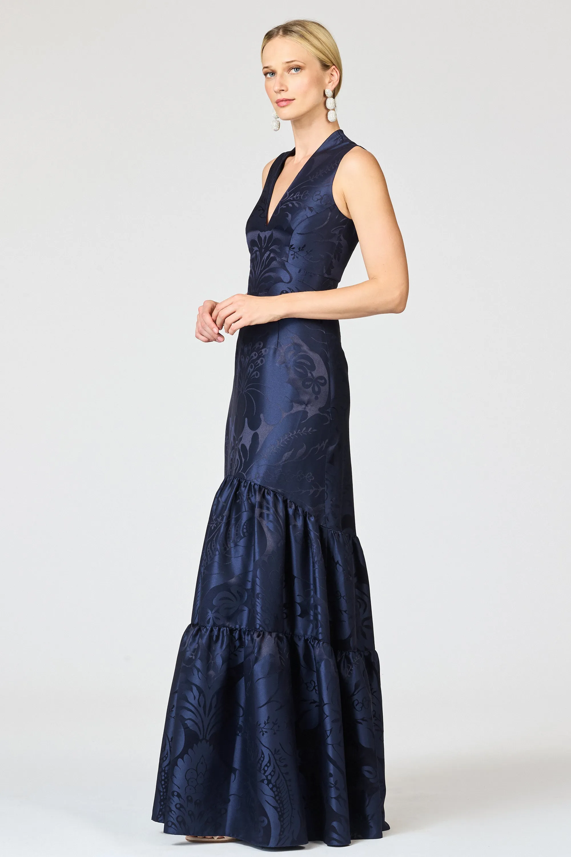 CELLA GOWN - DEEP OCEAN sold by Sachin + Babi product image thumbnail 3