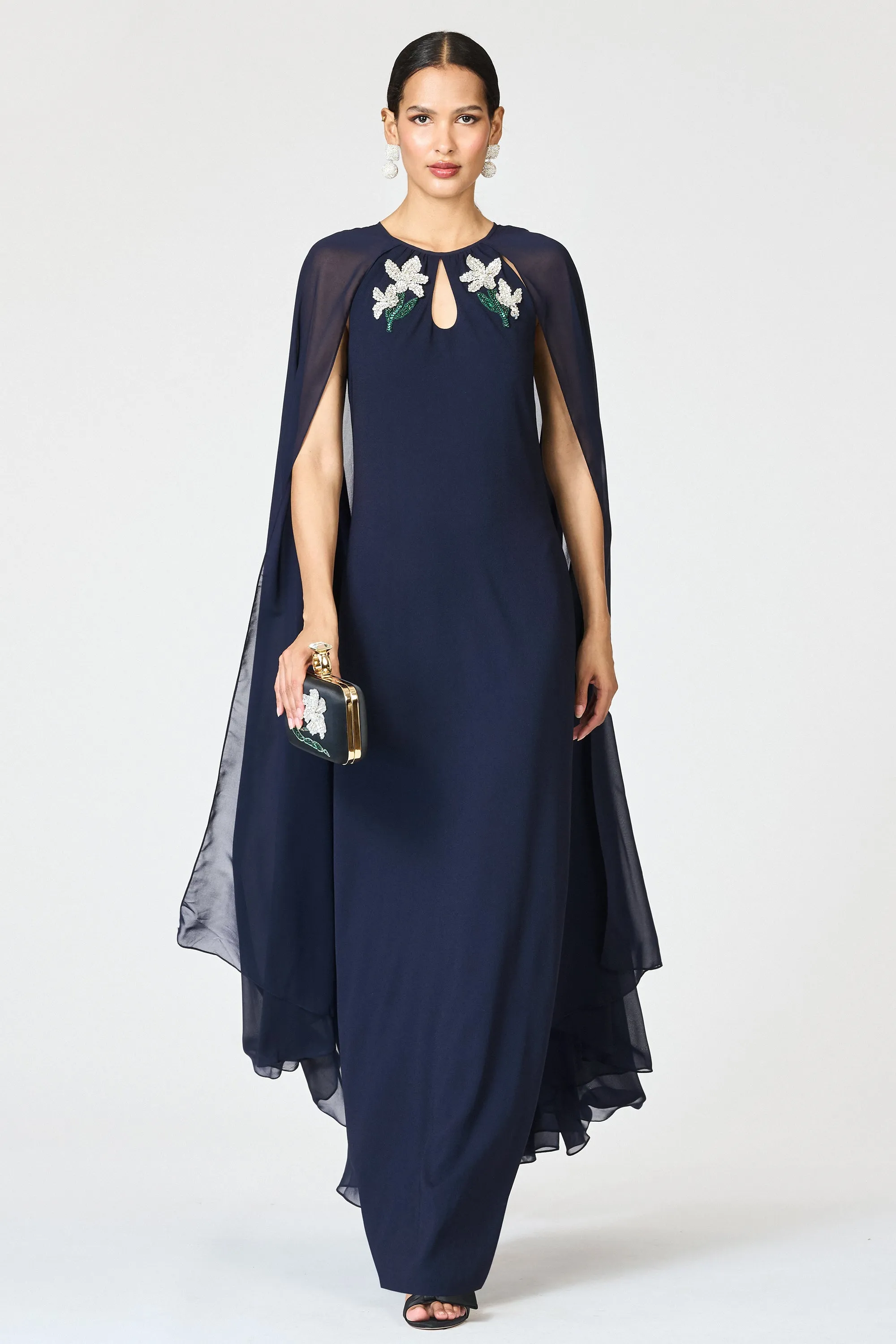 EMBELLISHED COLLEEN GOWN - MIDNIGHT sold by Sachin + Babi product image thumbnail 3