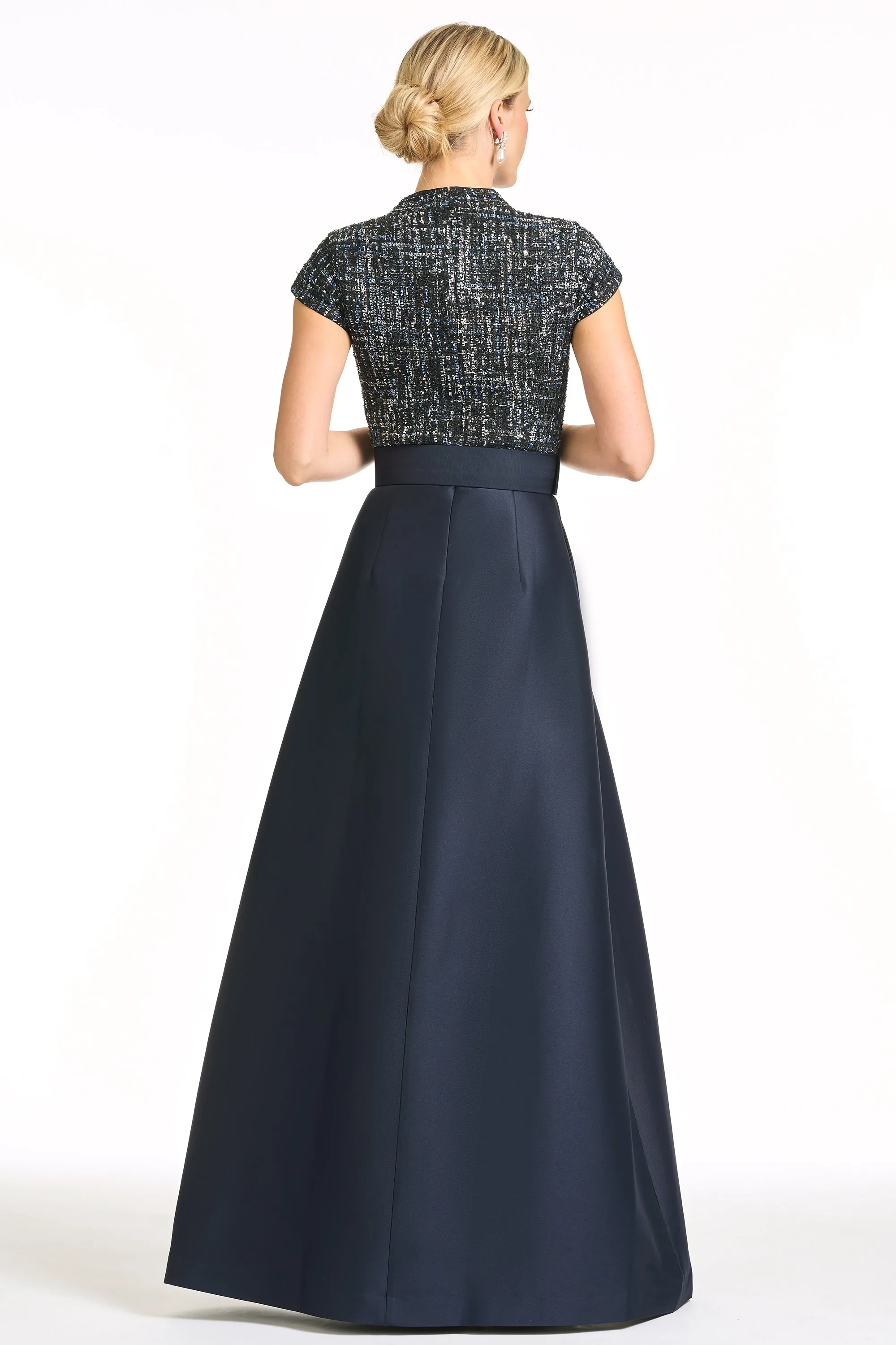 ARDEN GOWN - OBSIDIAN FROST/MIDNIGHT sold by Sachin + Babi product image thumbnail 3