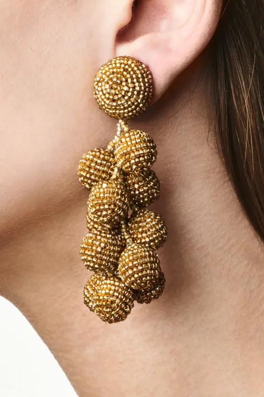 COCONUTS EARRINGS - GOLD sold by Sachin + Babi