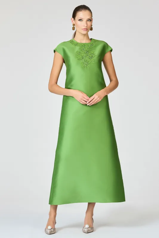 GWENDOLYN GOWN - GREEN GARNET sold by Sachin + Babi