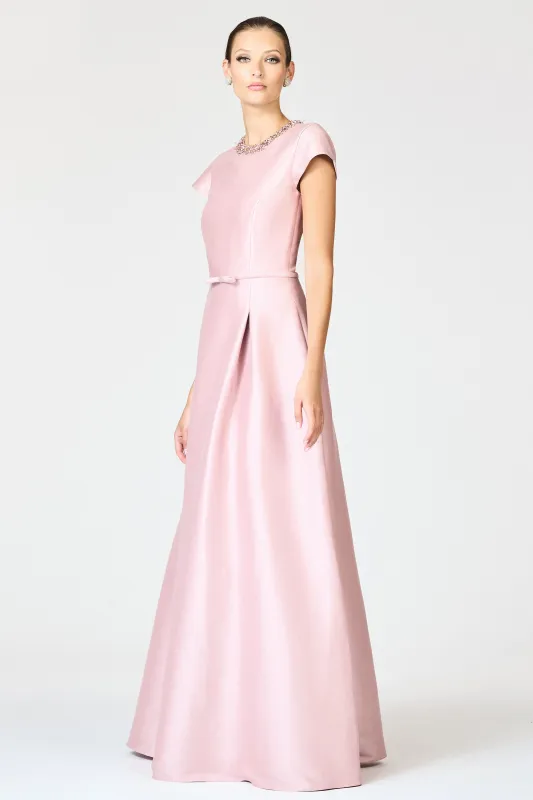 EMBELLISHED BLYTHE GOWN - ROSE QUARTZ sold by Sachin + Babi