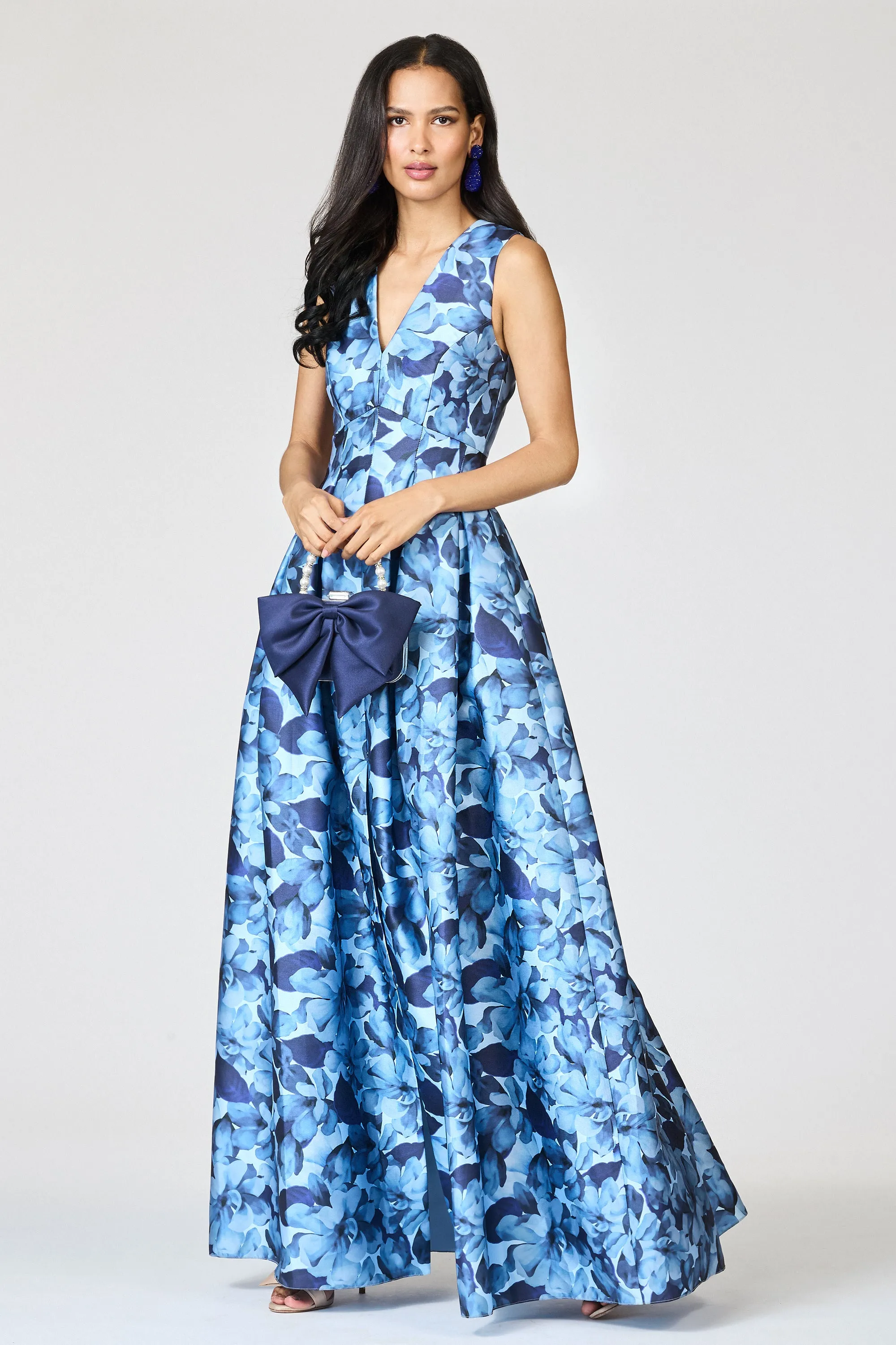 BROOKE GOWN - FROSTED MAGNOLIAS sold by Sachin + Babi product image thumbnail 2