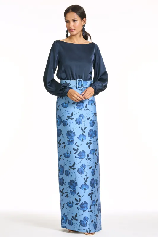 ASTOR GOWN - WILD STEEL ROSES sold by Sachin + Babi