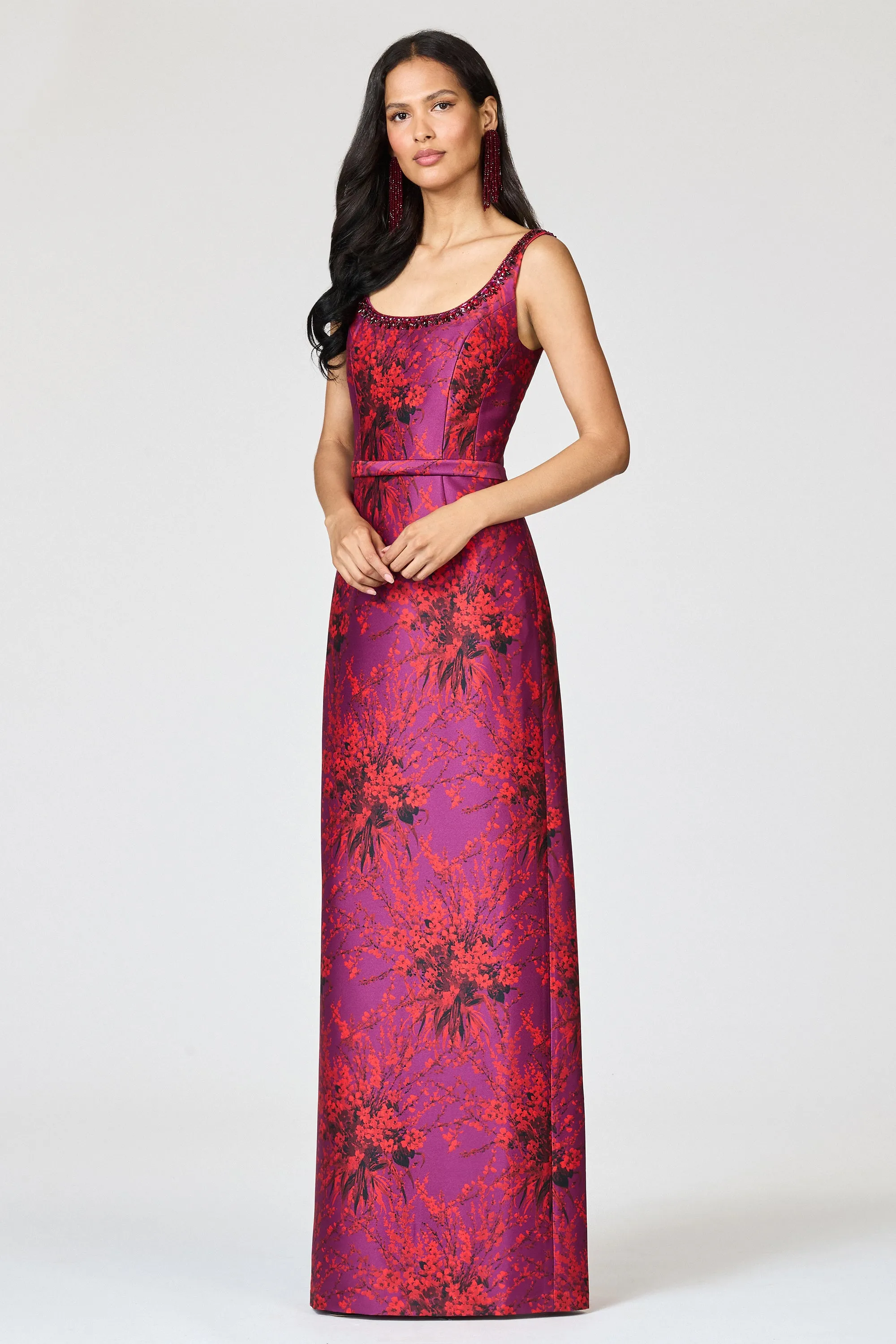 LANA GOWN - RASPBERRY BOUQUET sold by Sachin + Babi product image thumbnail 5