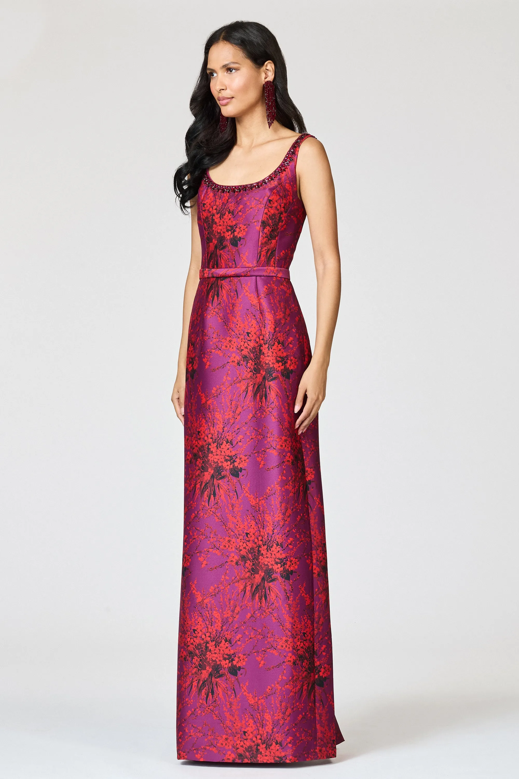 LANA GOWN - RASPBERRY BOUQUET sold by Sachin + Babi product image thumbnail 3