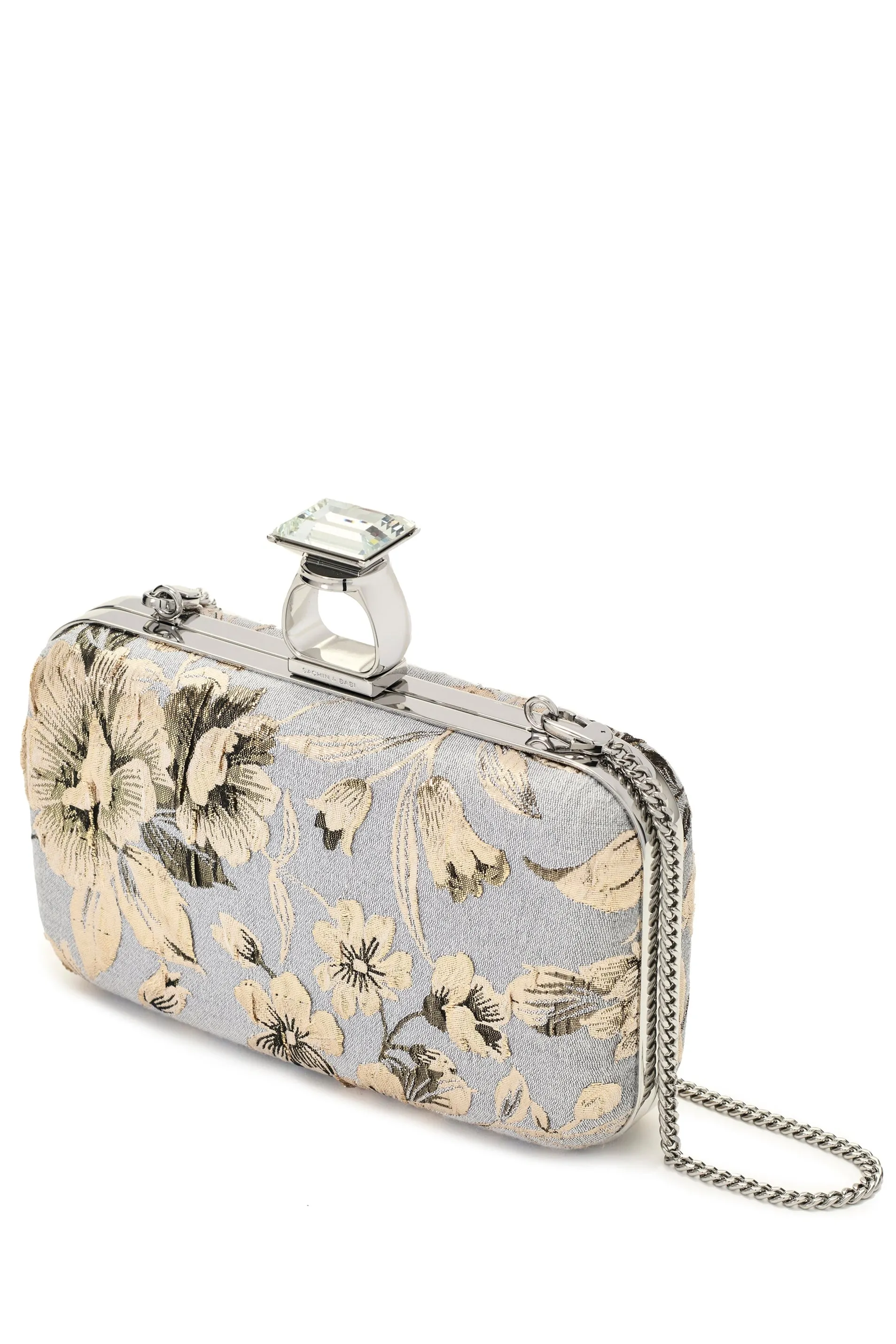 ON THE ROCKS CLUTCH - GOLDEN GARDENS sold by Sachin + Babi product image thumbnail 3