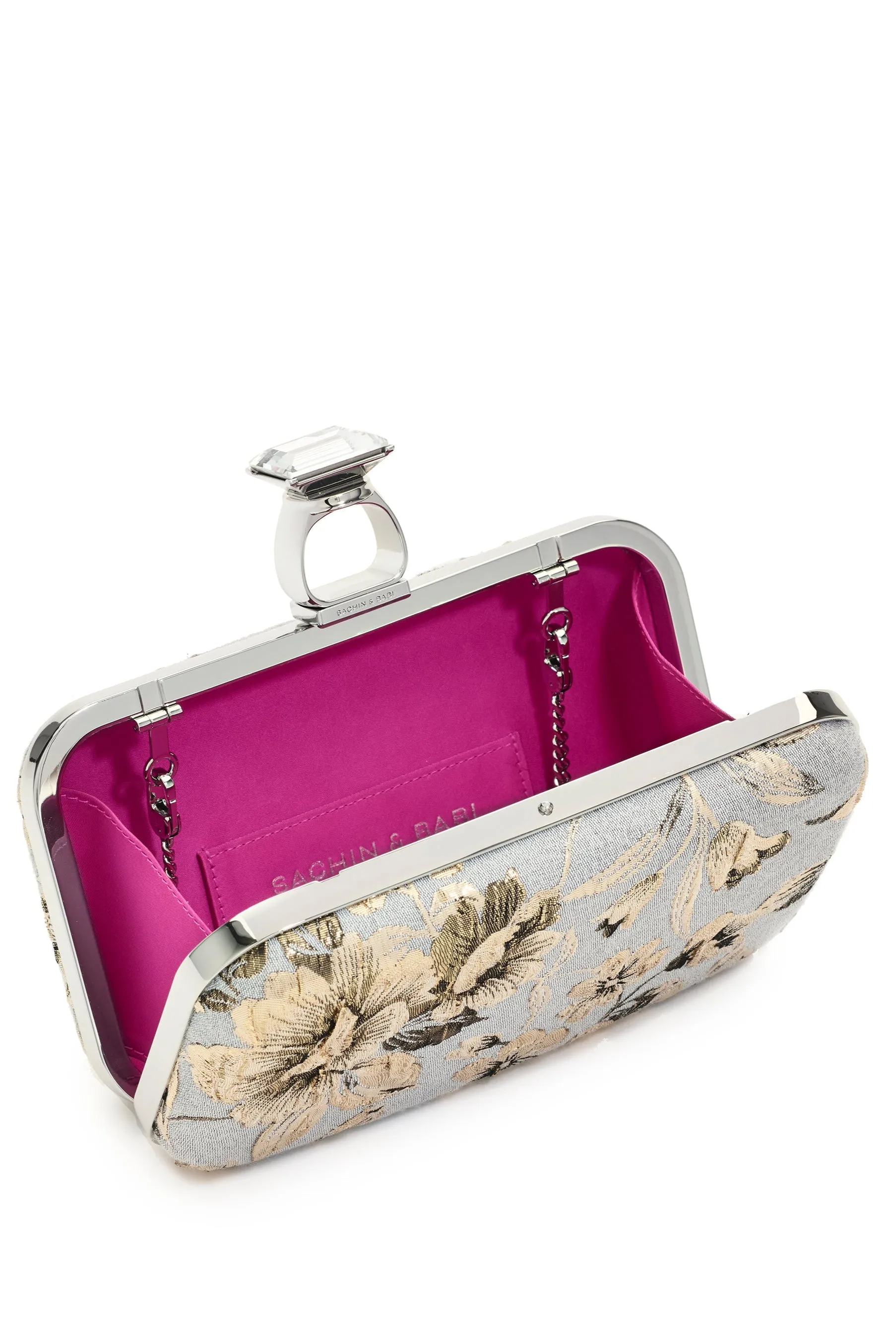 ON THE ROCKS CLUTCH - GOLDEN GARDENS sold by Sachin + Babi product image thumbnail 5