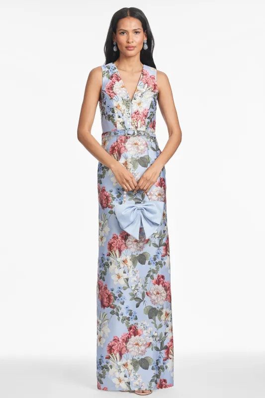 ADELLYN GOWN - POWDER BLUE BOUQUET sold by Sachin + Babi