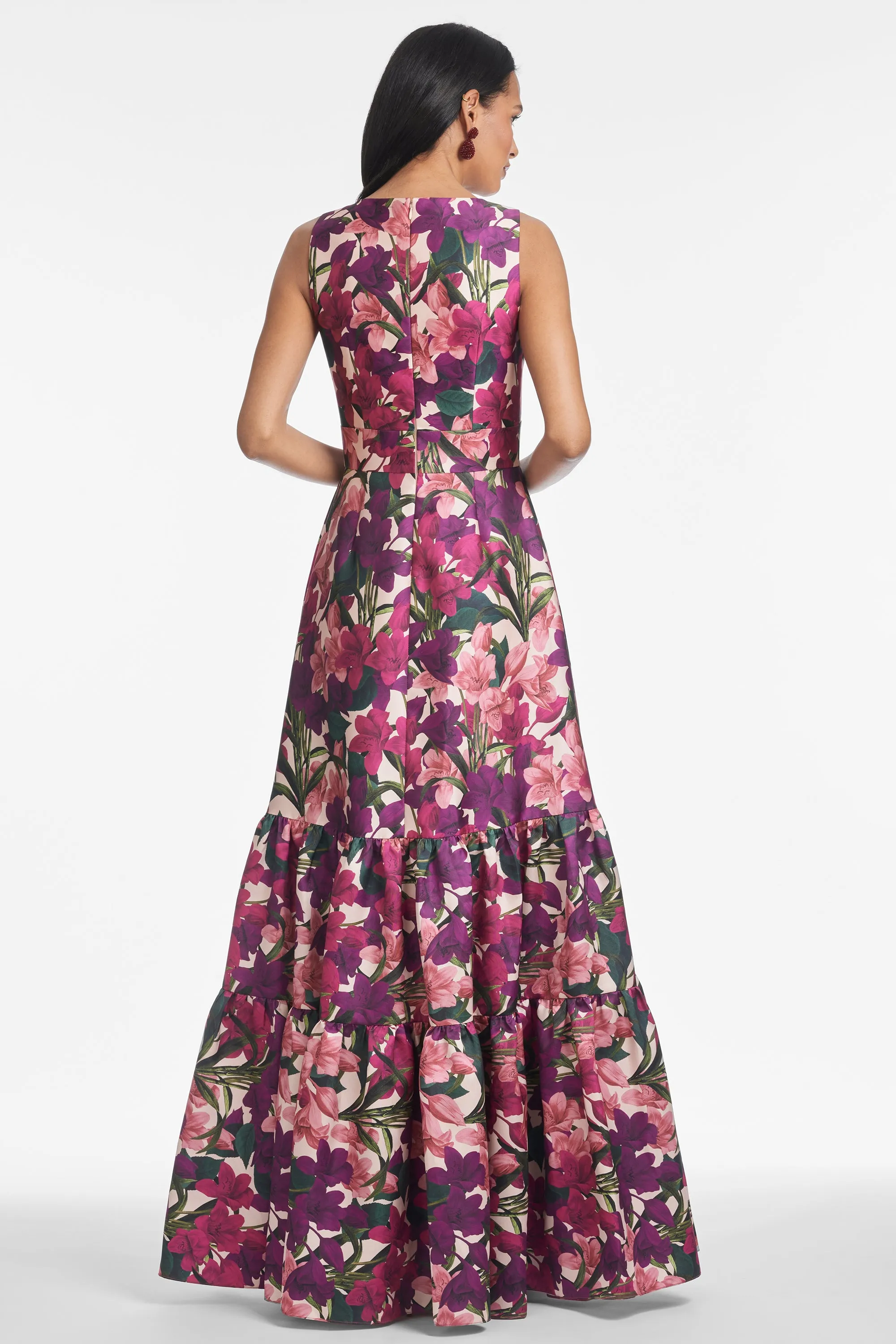 RORI GOWN - CASA BLANCA LILLIES - FINAL SALE sold by Sachin + Babi product image thumbnail 4
