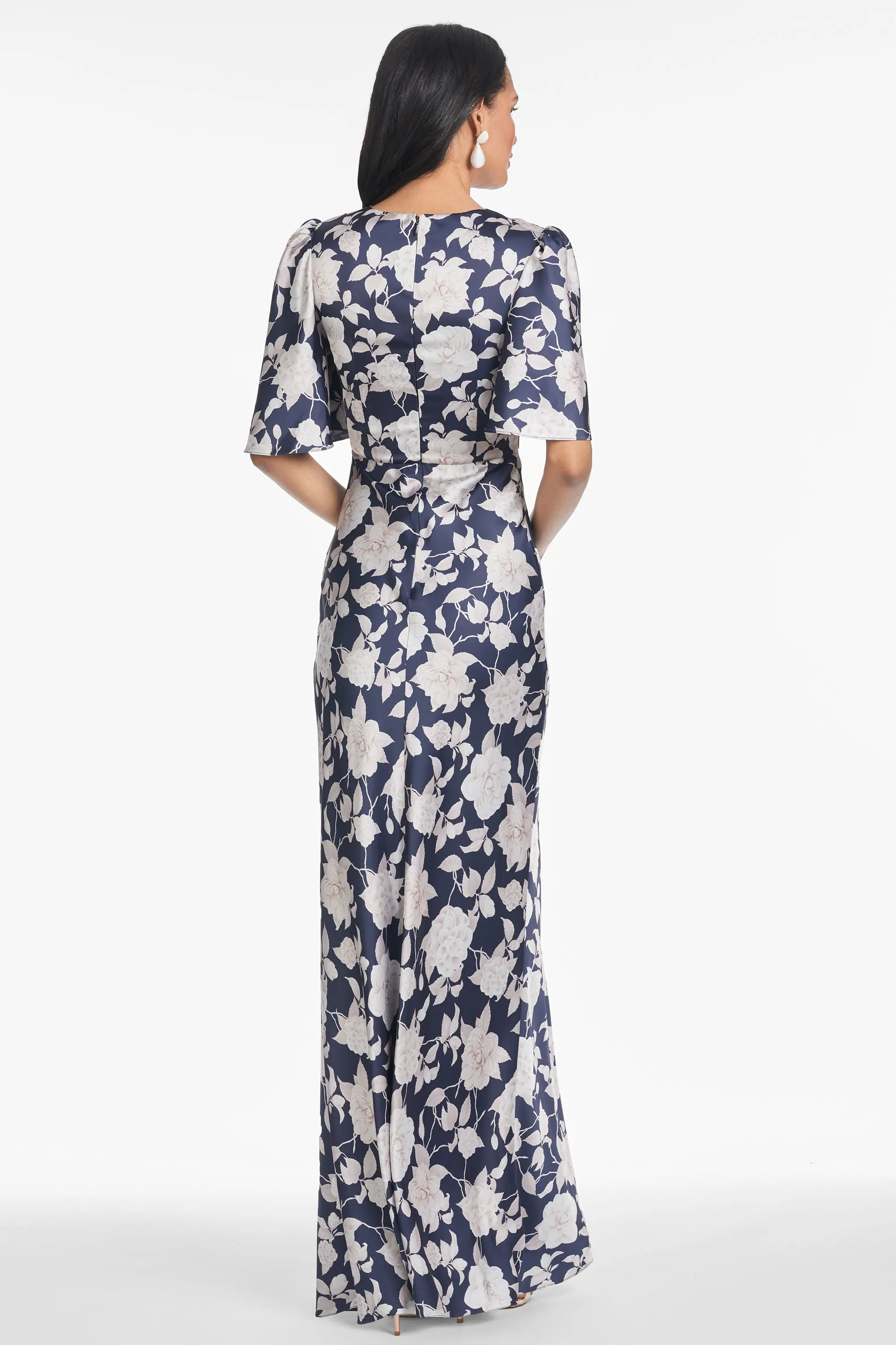 MAE GOWN - ALABASTER BEGONIA sold by Sachin + Babi product image thumbnail 3