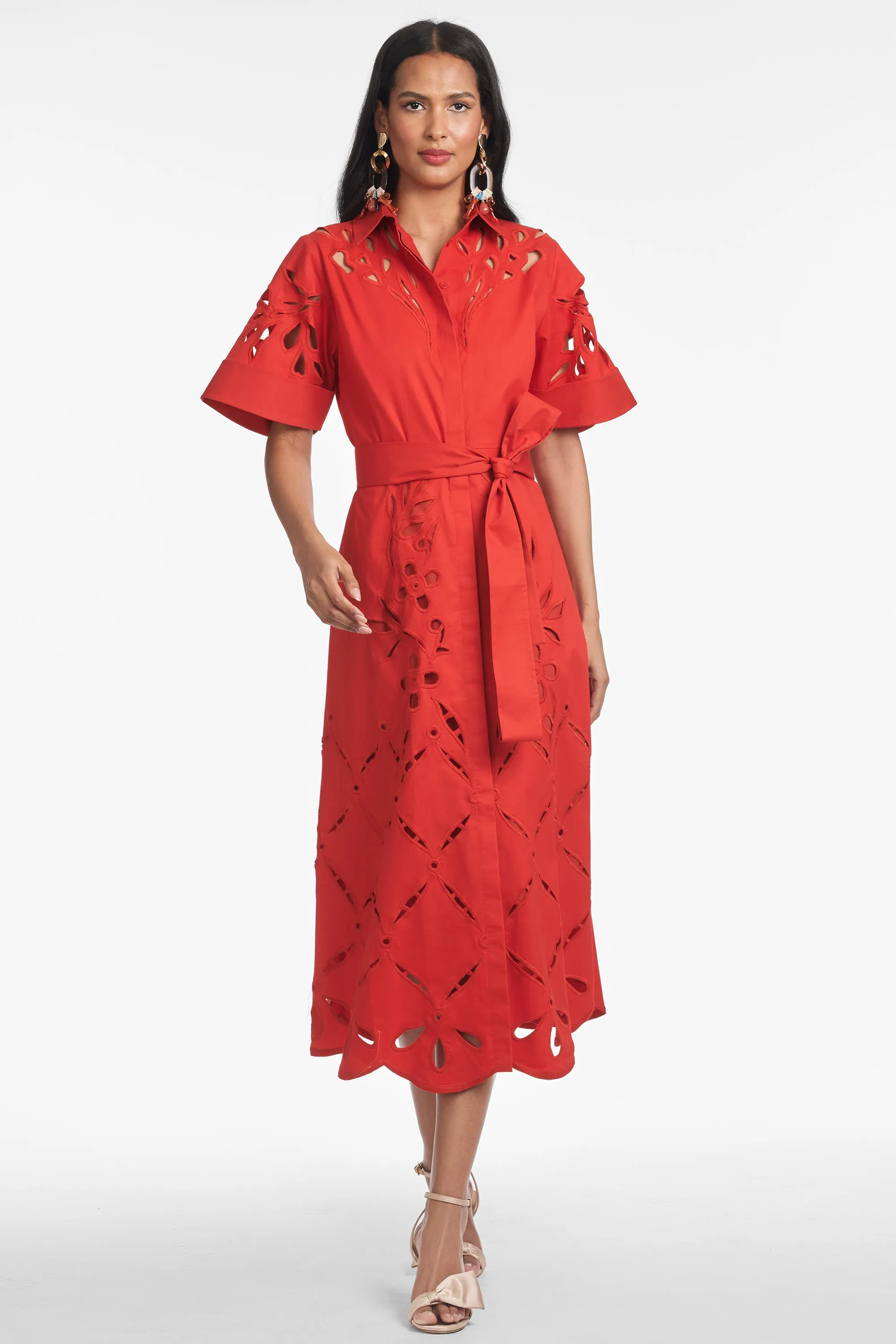 VINCENZA DRESS - CHERRY sold by Sachin + Babi
