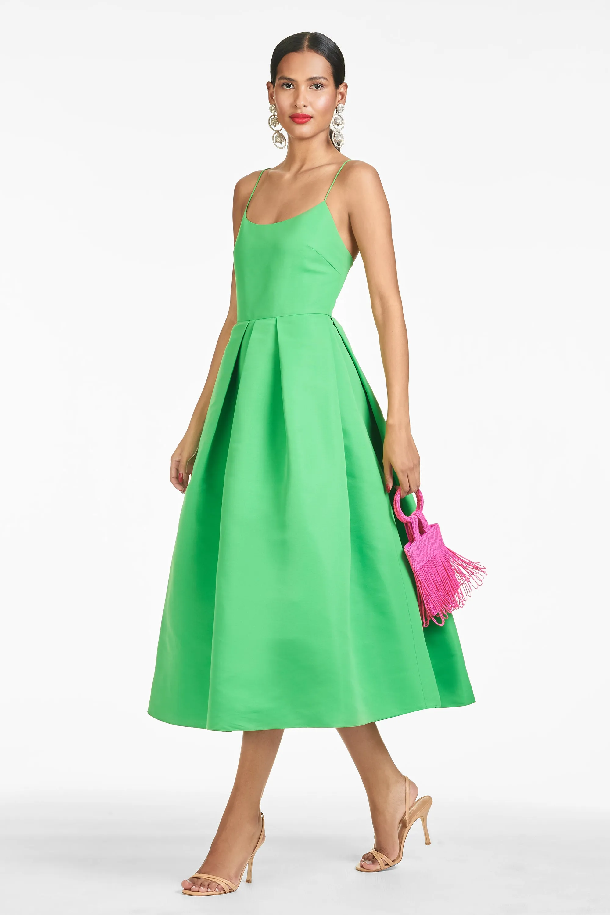 Audra Dress - Kelly Green - Final Sale sold by Sachin + Babi product image thumbnail 3