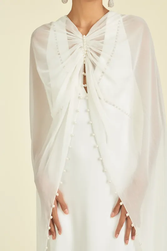 Arabella Cape - Off White sold by Sachin + Babi
