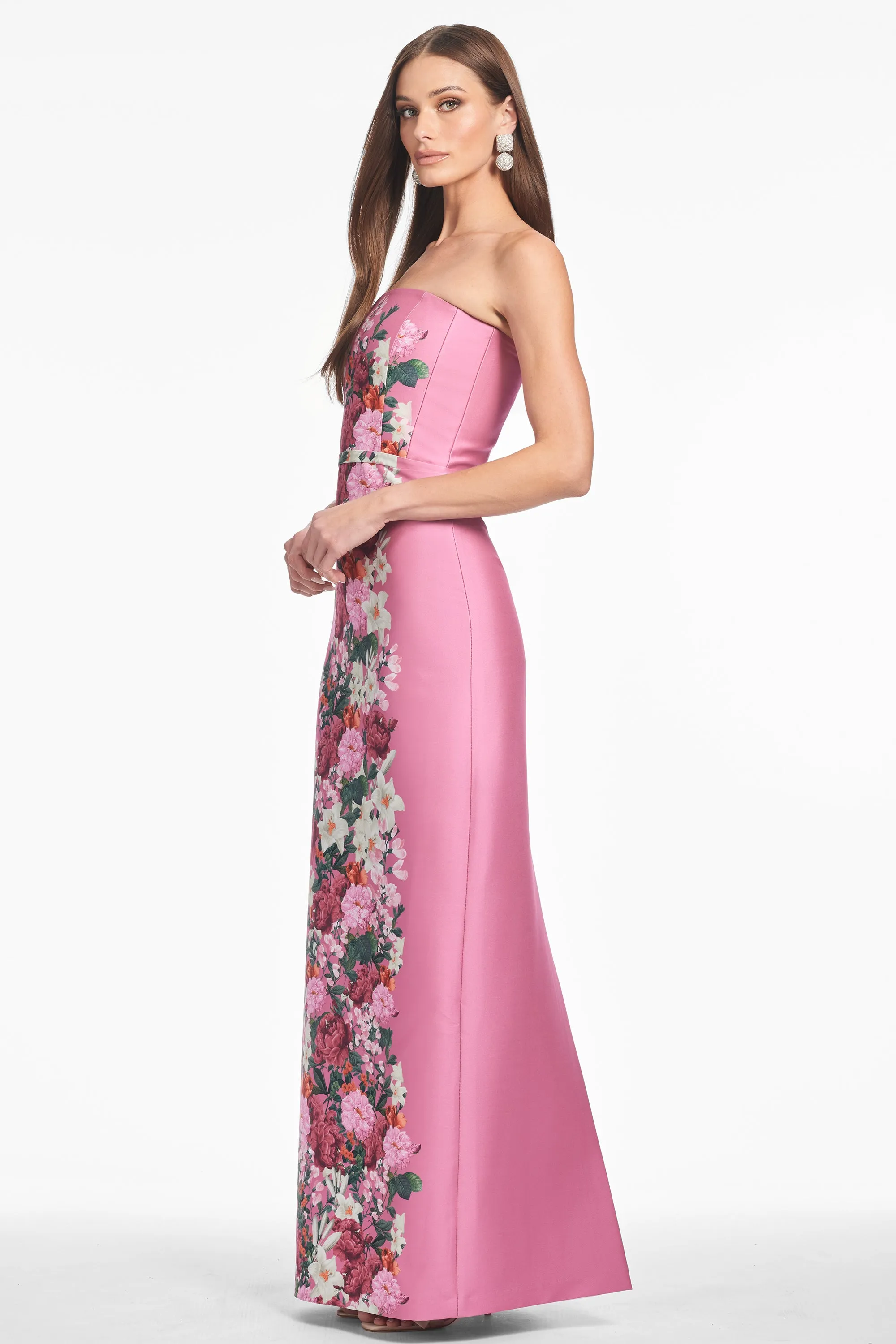 SOPHIA GOWN - BEYOND BLUSH RACEME - FINAL SALE sold by Sachin + Babi product image thumbnail 2