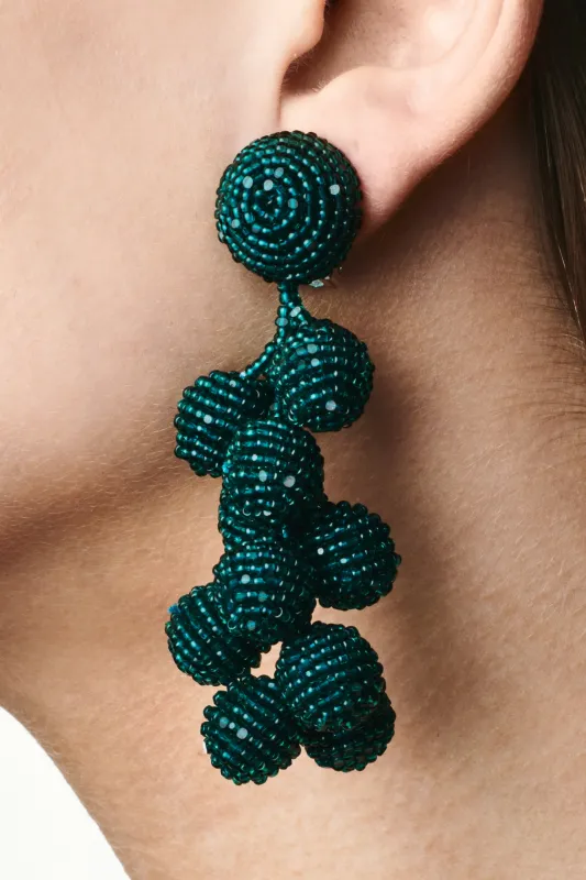 COCONUTS EARRINGS - TEAL sold by Sachin + Babi