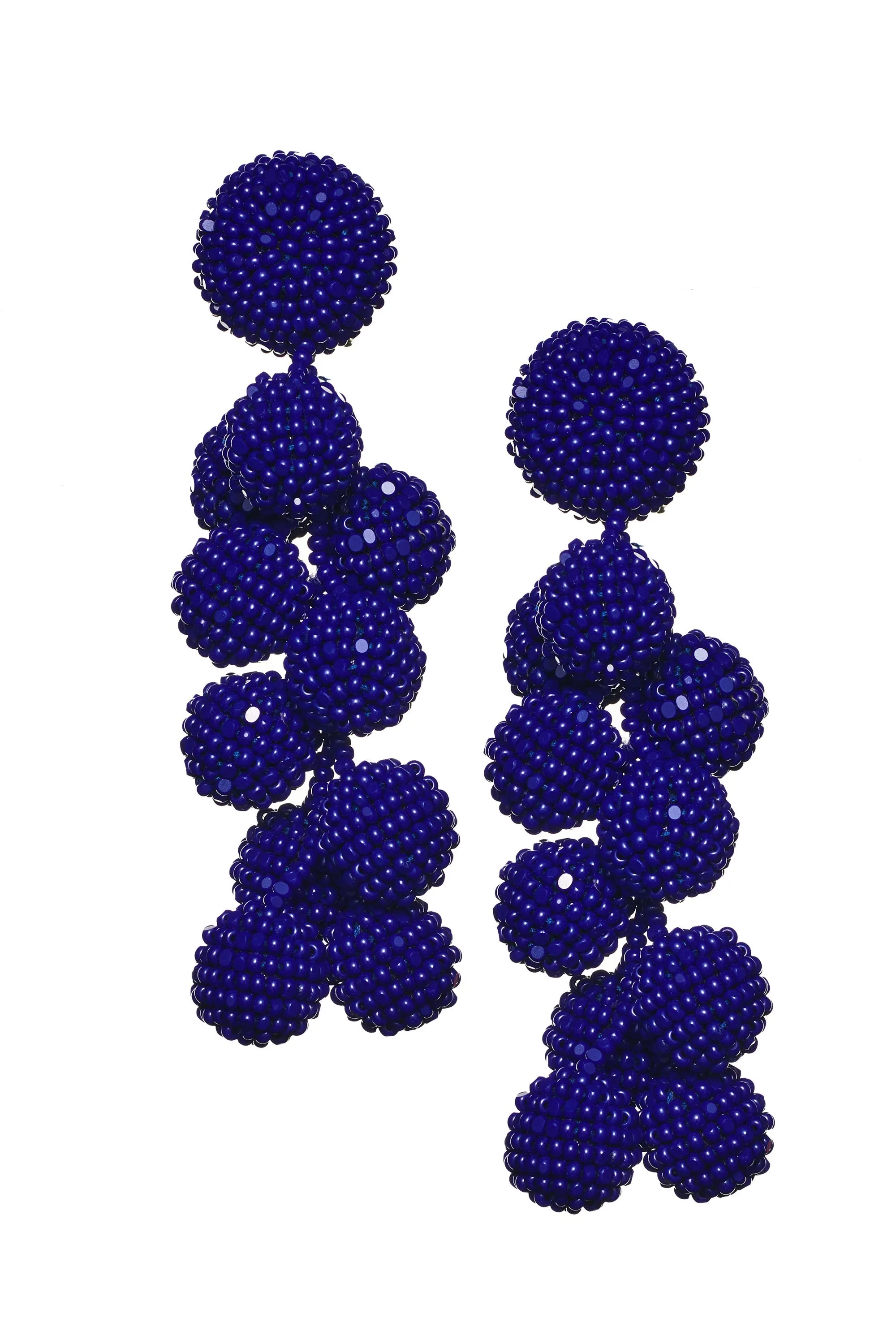 COCONUTS EARRINGS - IMPERIAL BLUE sold by Sachin + Babi product image thumbnail 2