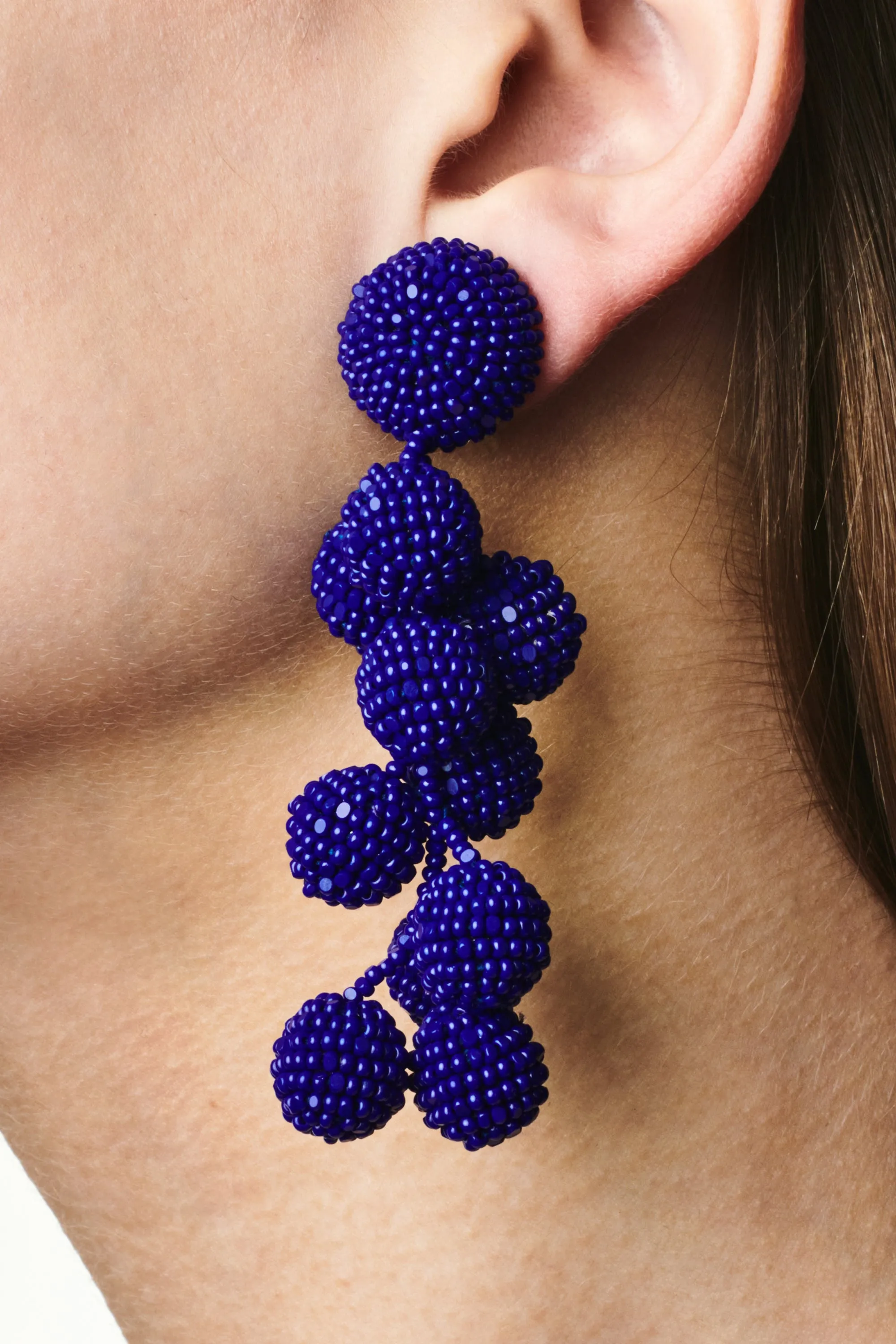 COCONUTS EARRINGS - IMPERIAL BLUE sold by Sachin + Babi