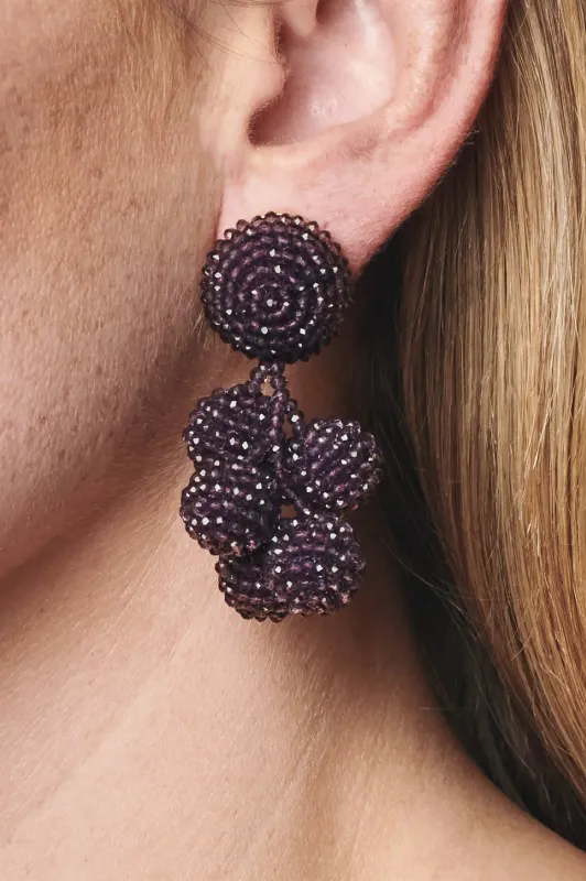 MINI COCONUTS EARRINGS - VIOLET sold by Sachin + Babi
